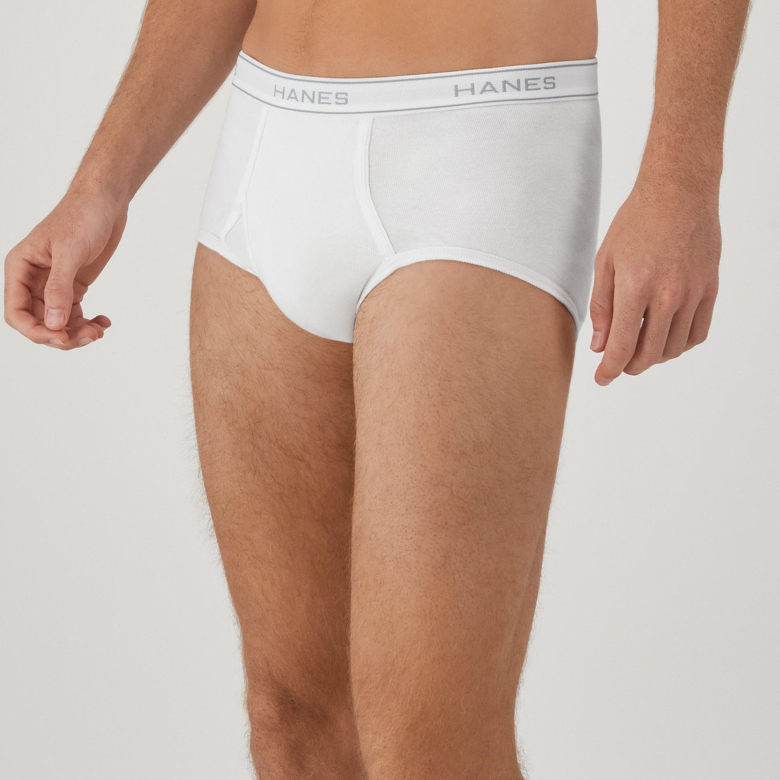 Hanes Briefs 6-Pack Men’s Tagless Underwear White ComfortSoft Waistband Wicking