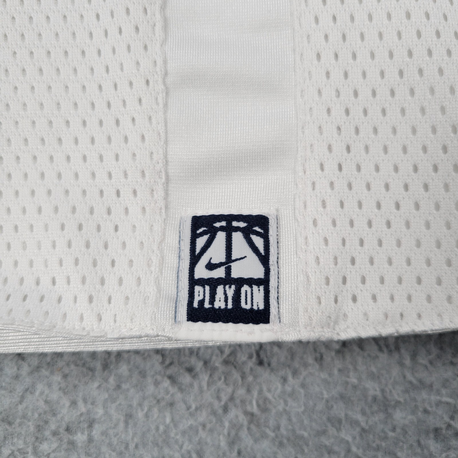 VTG Nike Jersey Men Large Shiny Dazzle Mesh Basketball Center Swoosh Reversible