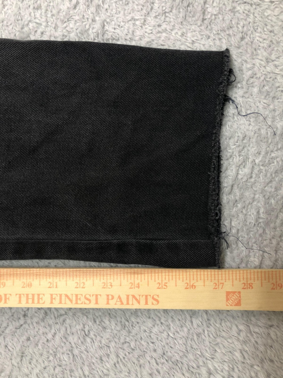 Armani Jeans Men 29×27 (Tag 31) Vintage Eco Stone Tapered Black Distressed *Flaw