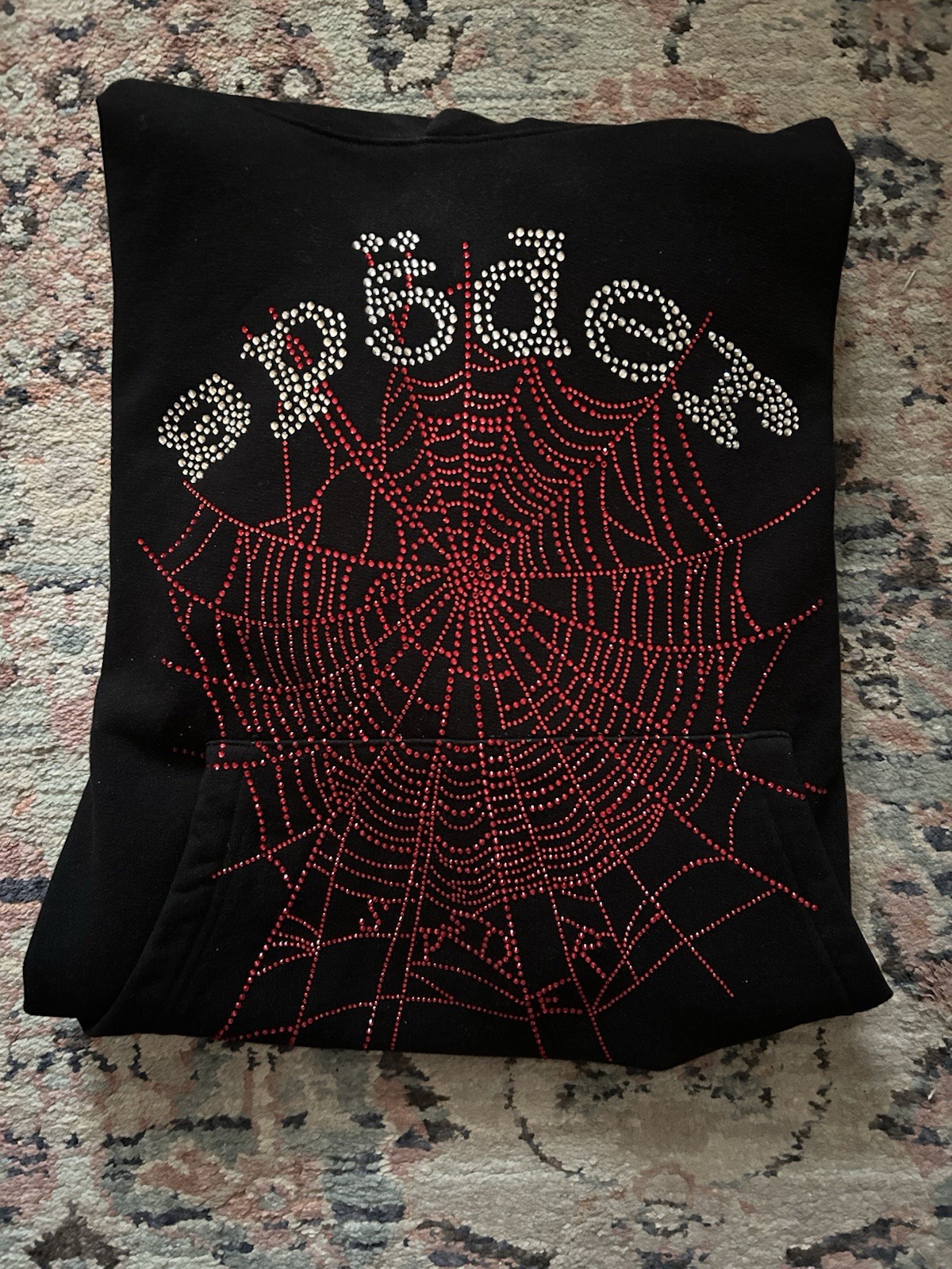 AUTHENTIC Sp5der Rhinestone OG Web V2 Black