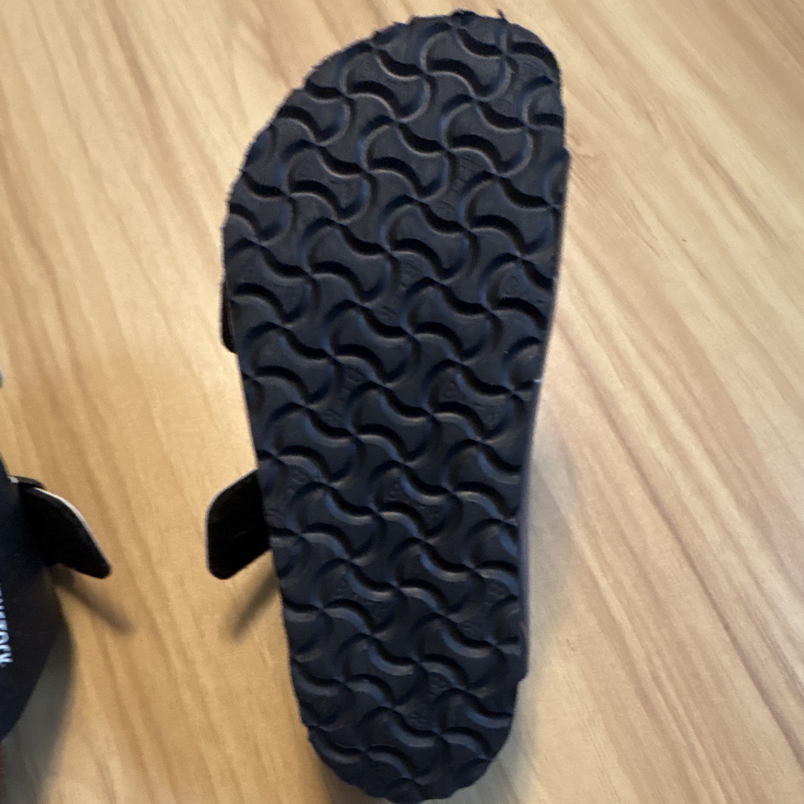 Limited edition Birkenstock 9.5 Black Star Wars Graphic Leather Slide Sandals