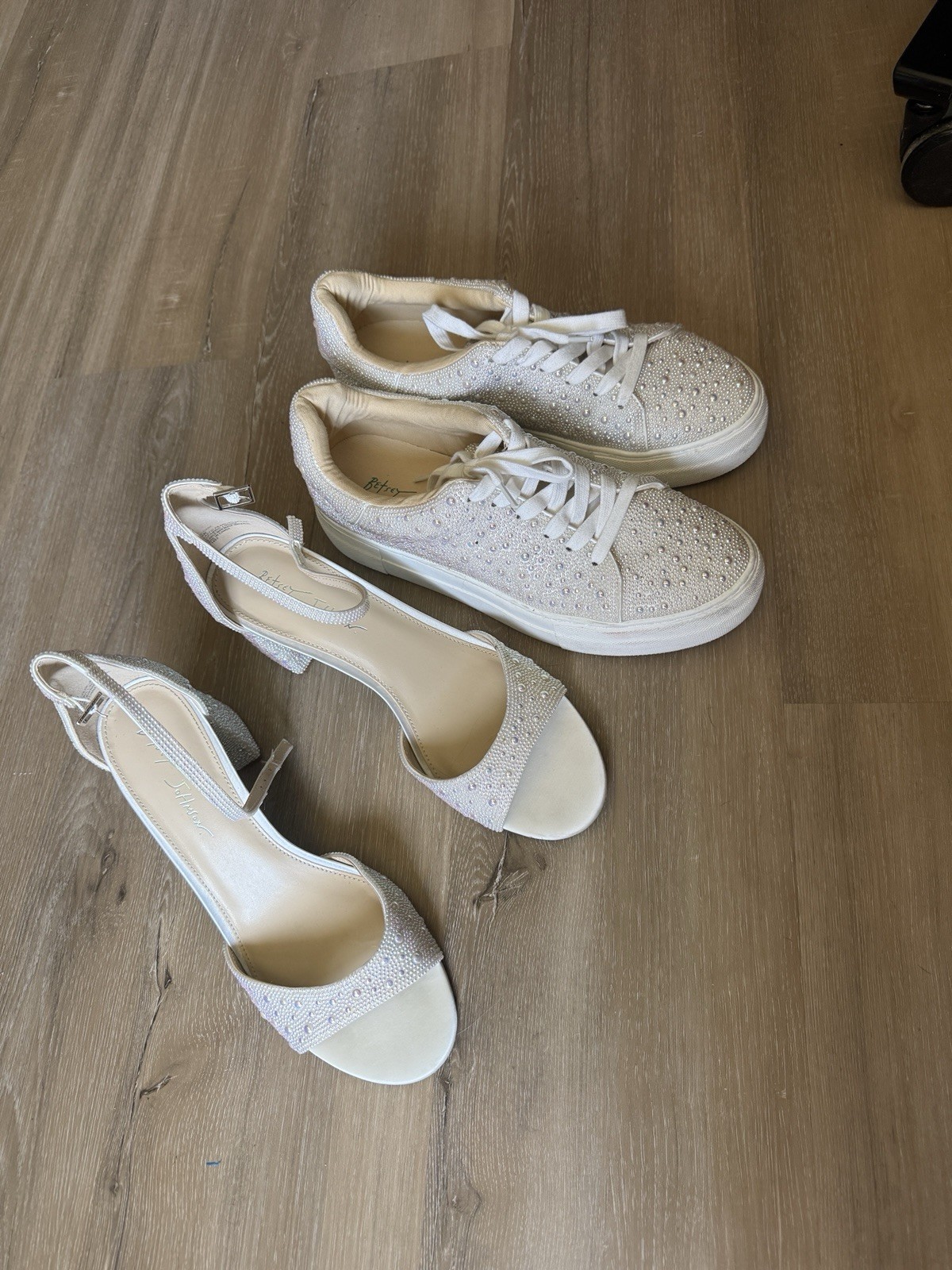 Betsey Johnson Wedding Shoe Bundle Size 10
