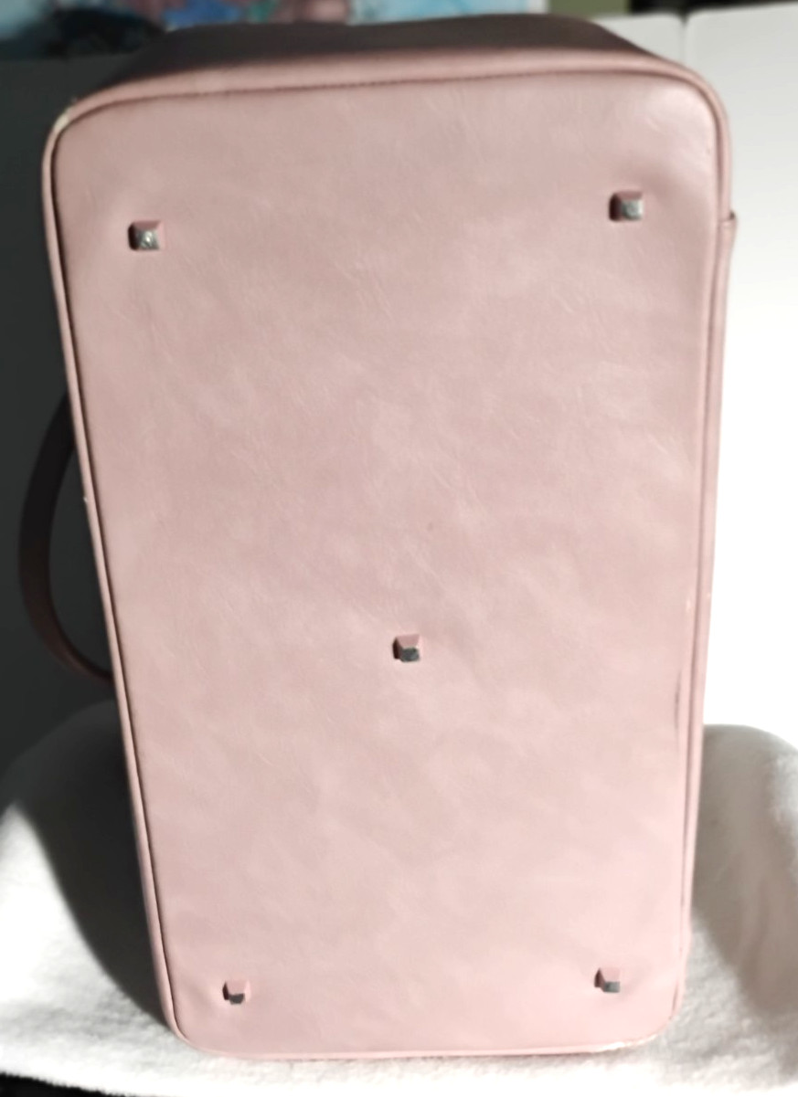 Beis XL (19″) Weekender Atlas Pink Canvas & Vegan Leather Bag
