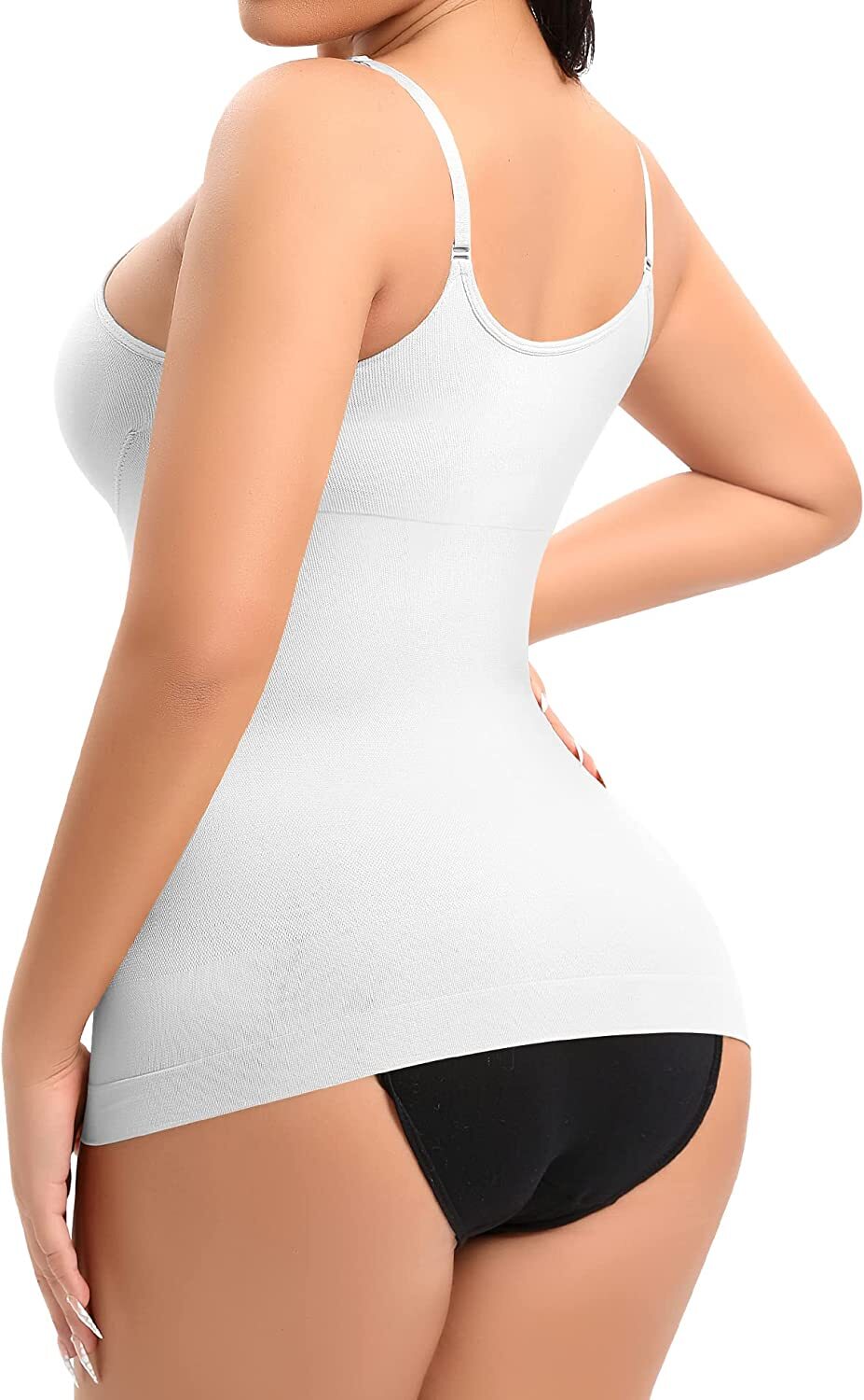 Women Shapewear Cami with Built in Bra Tummy Control Compression Tank Top Shaper