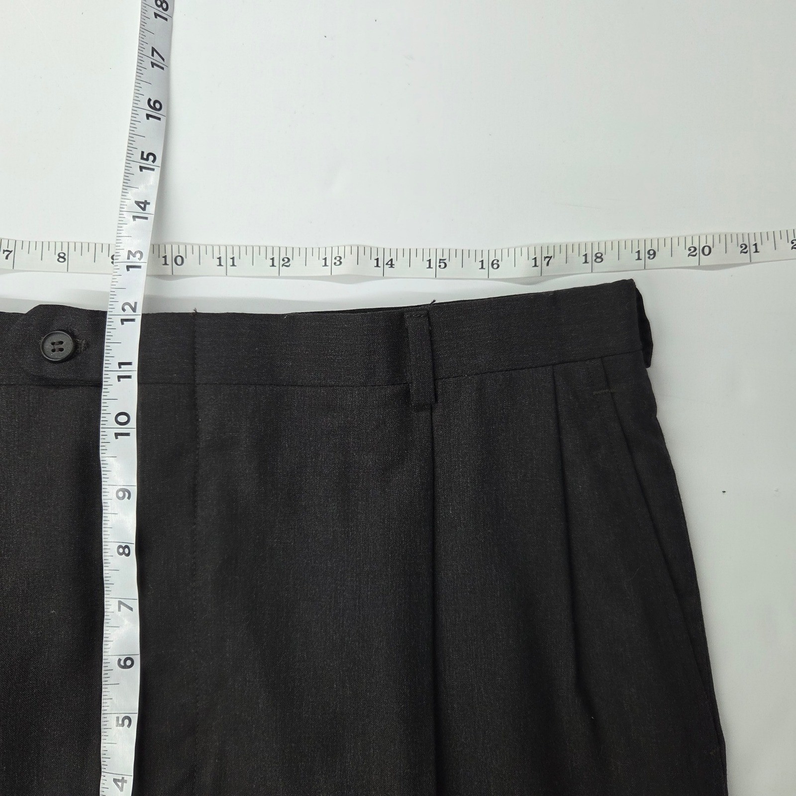Christian Dior Le Connoisseur Men’s Wool Worsted Dress Pants W38 Long Dark Brown
