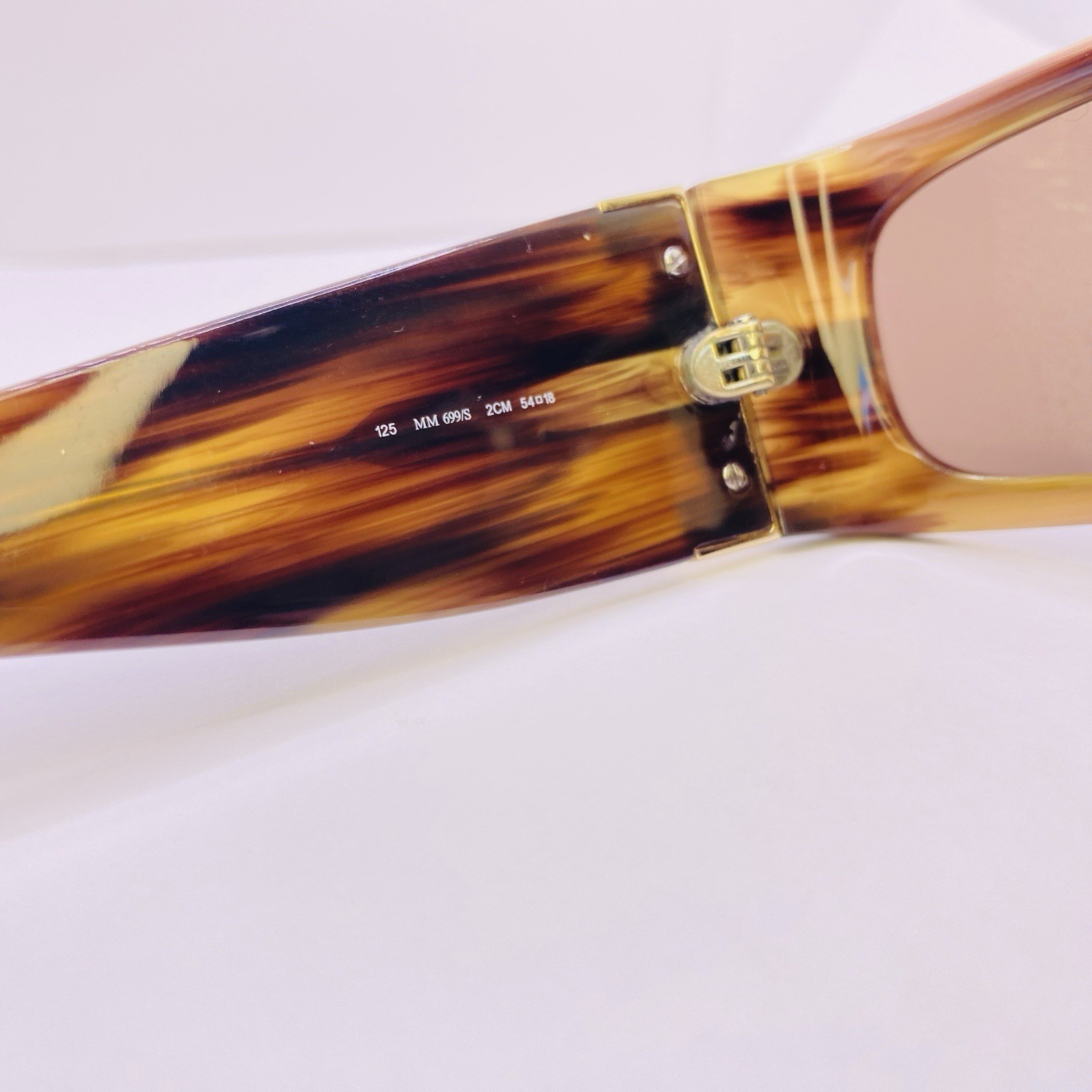 Max Mara Sunglasses Frames MM 699/S 2CM 54 [] 18 125 MM Gradient Brown Gold