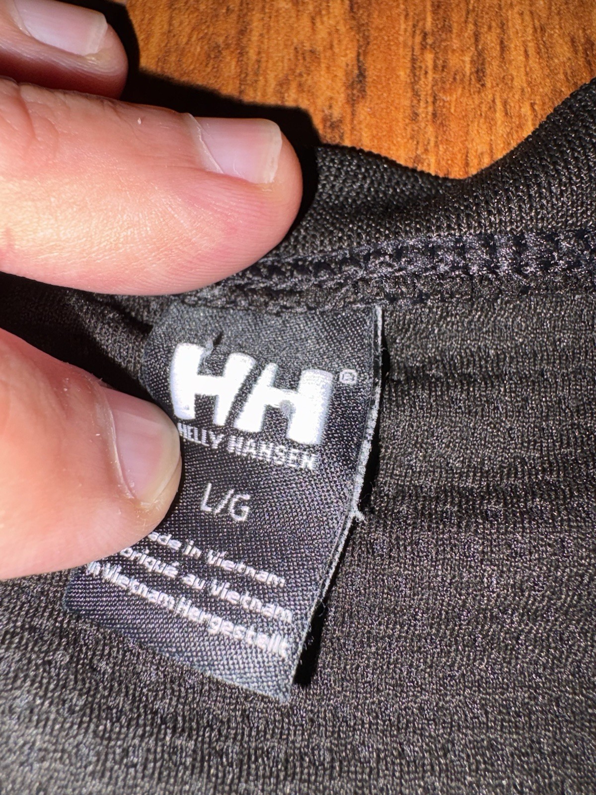 Helly Hansen Men’s Black Activewear Set Long Sleeve Top + Leggings L/G