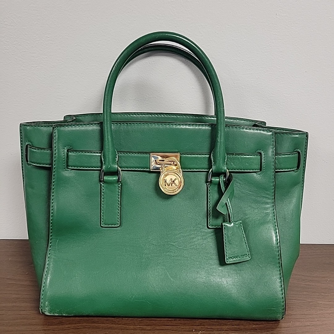 Michael Kors Large Satchel Savannah Moss Green