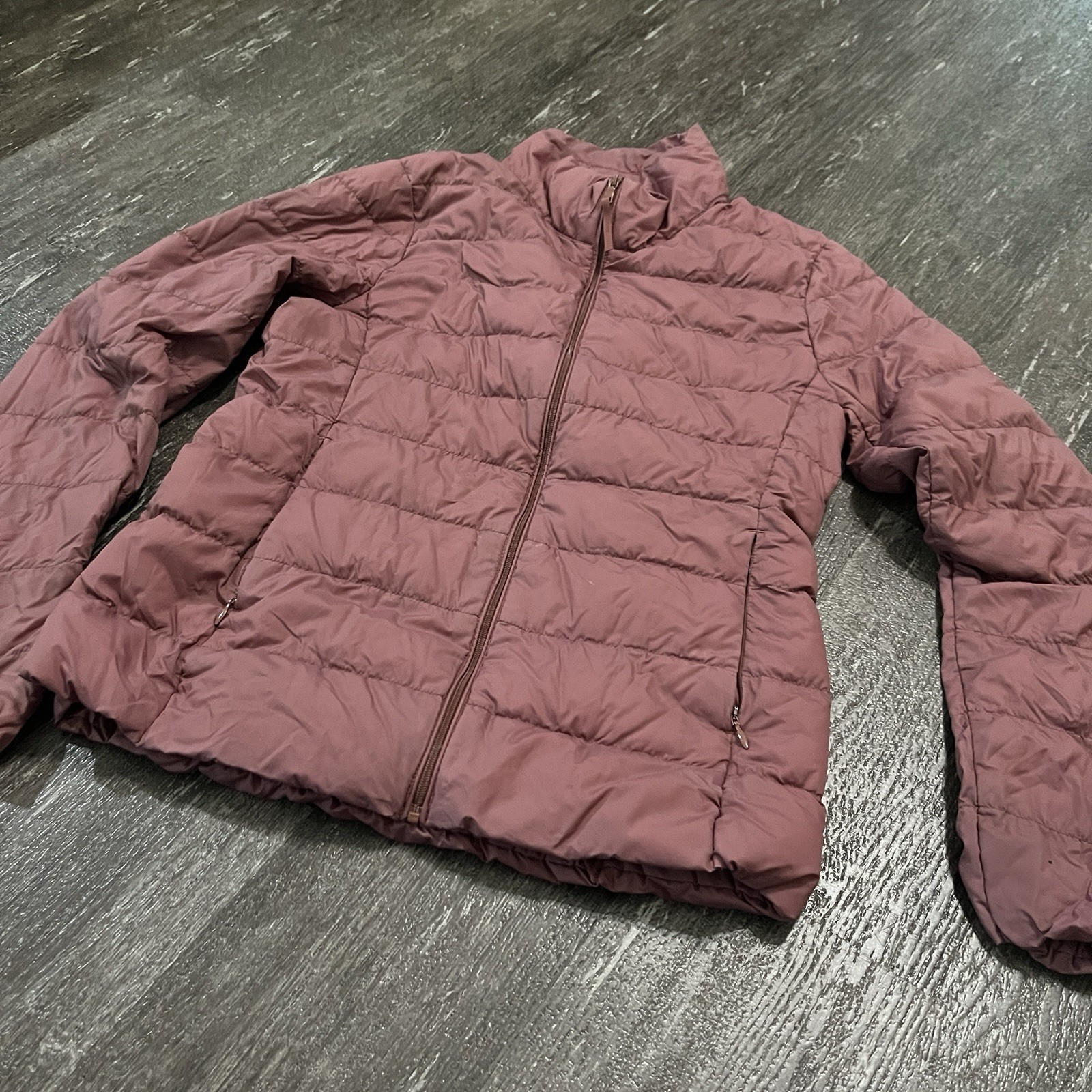 UNIQLO Ultra Light Down Jacket Women Japan XS / US XXS Mauve Nylon