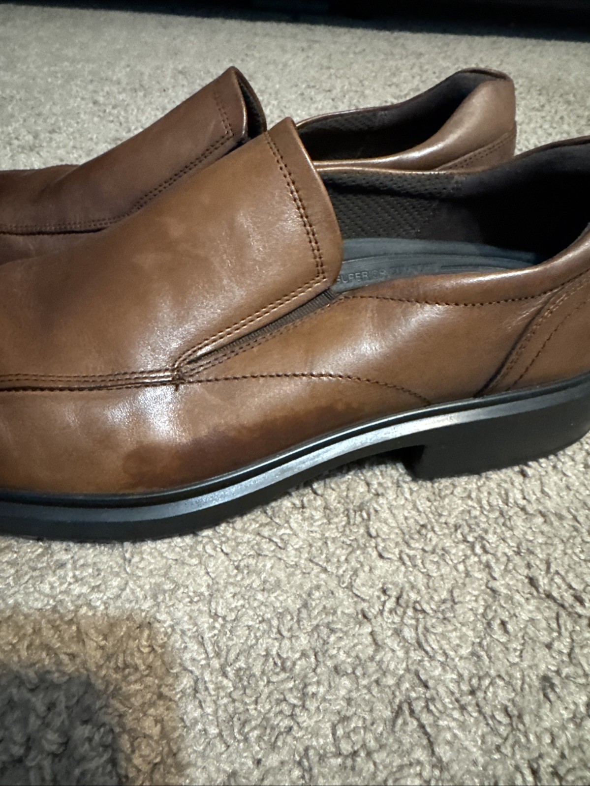 Ecco Helsinki 2 Mens Size 12 US 46 U Brown Leather