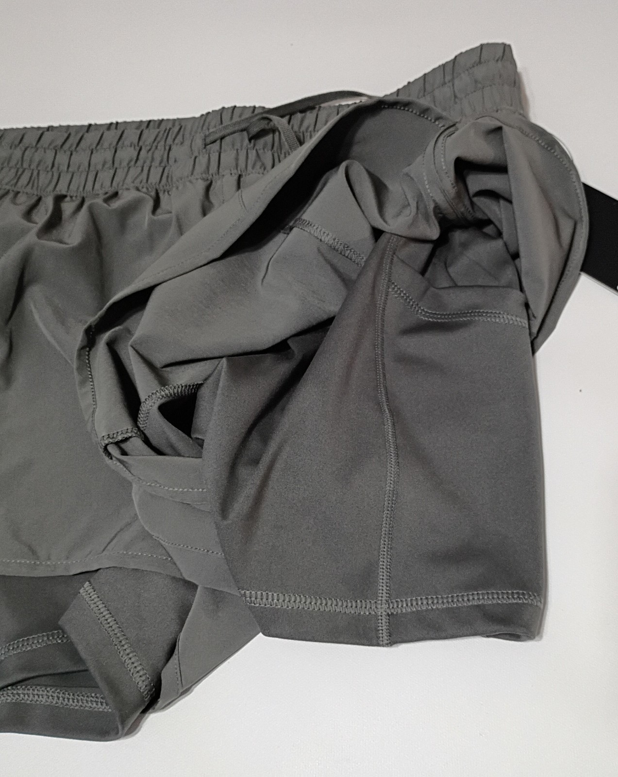 90° Degree by Reflex Lightstreme Alpine 2-in-1 Short Women L Basil Athletic NWT