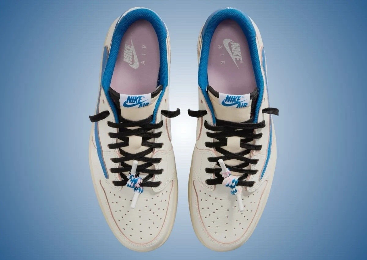 NIKE AIR JORDAN RETRO 1 LOW OG SP Fragment X Travis Scott Sail DM7866-104 Sz 13