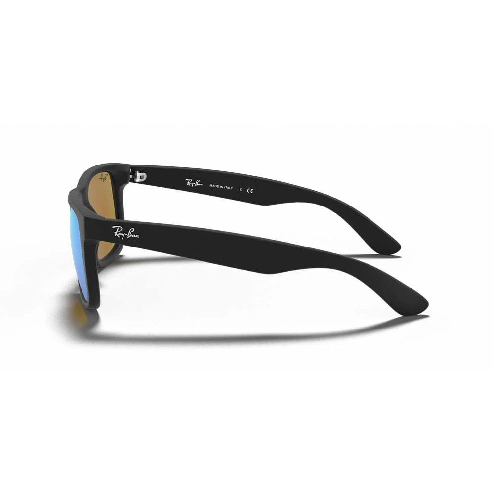 Ray-Ban Justin Color Mix 54-16 Sunglasses – Matte Black Frame – Blue Lenses