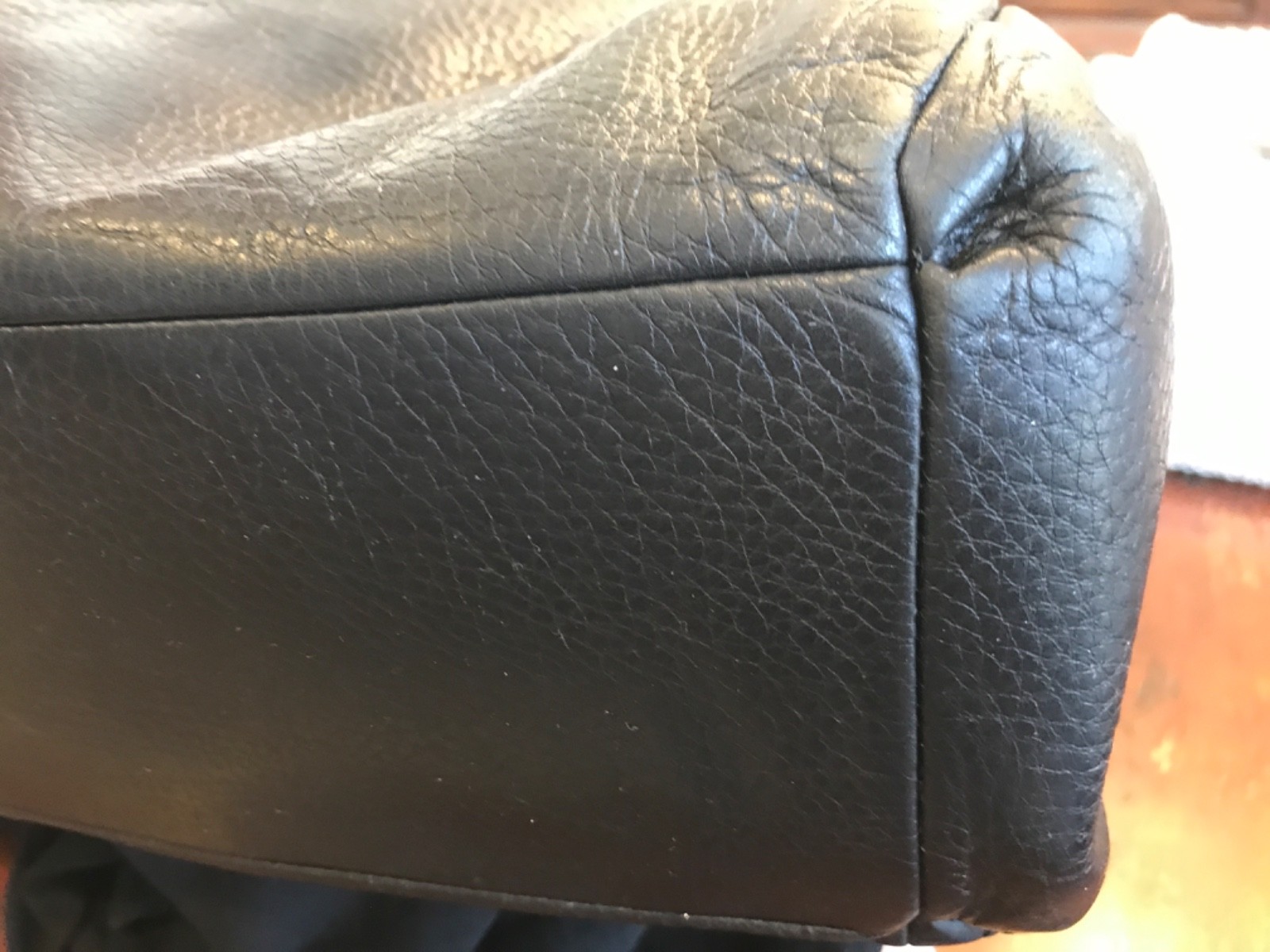 Coach Madison Phoebe Black Pebbled Leather Hobo Satchel Handbag