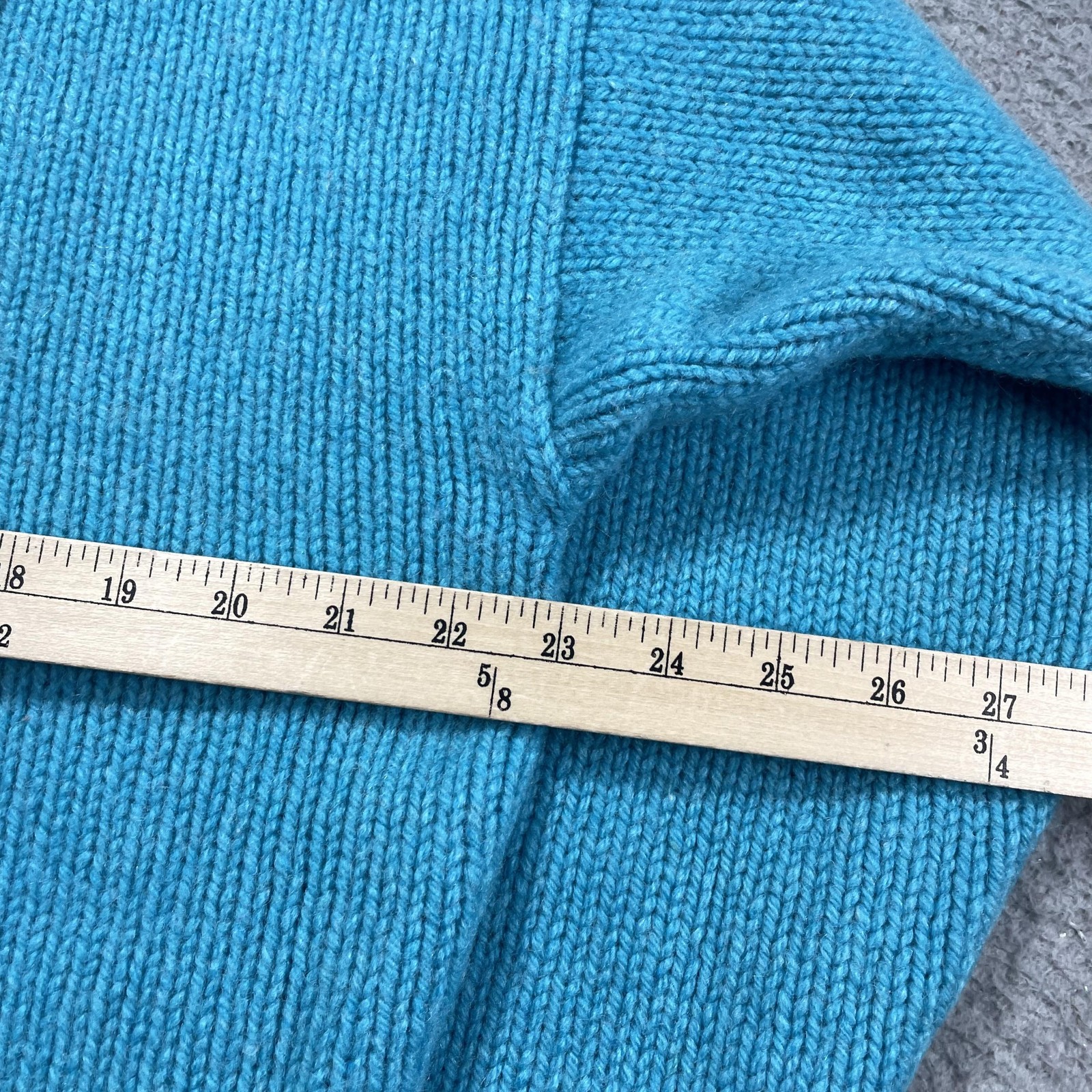 Vintage John Molloy Sweater Mens Medium Blue Wool Knit Crewneck Pullover Ireland
