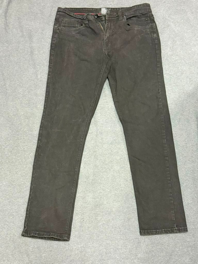 Steve’s Jeans Mens 32×32 Black Alec Slim Stretch Denim Jeans SU9AABALEF 2023