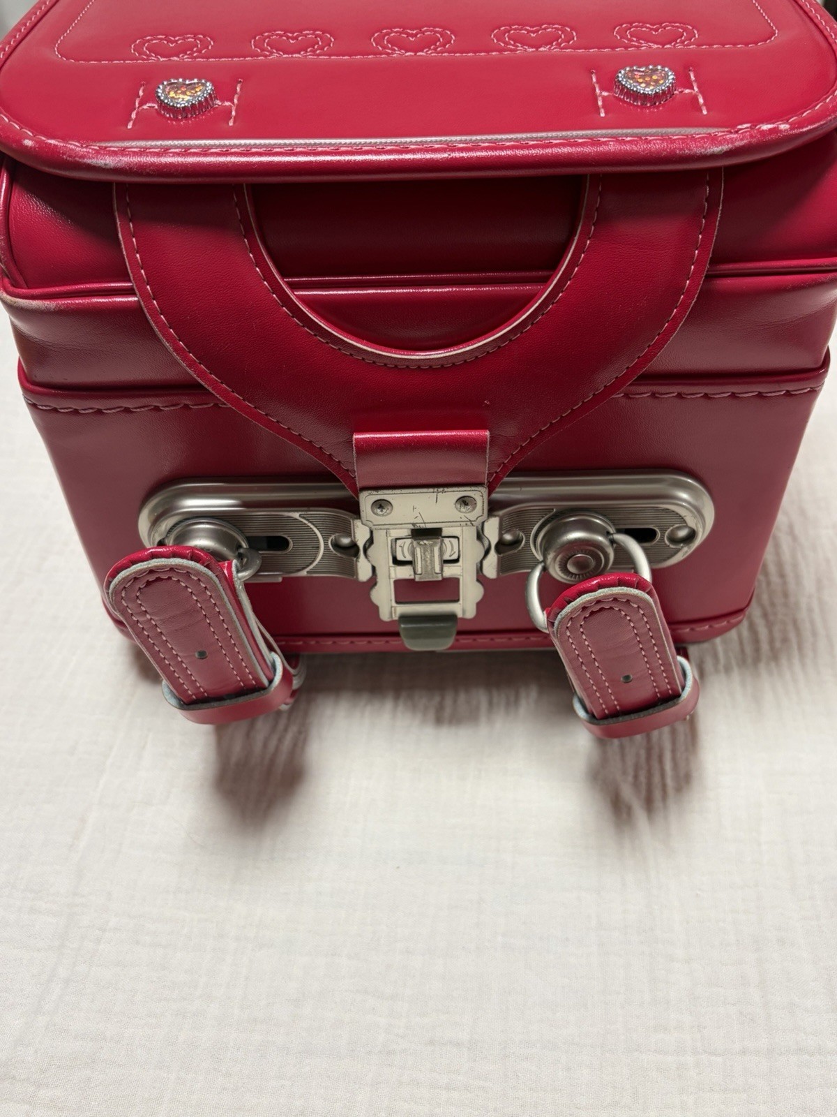 Randoseru Japan Fit-chan Red Synthetic Leather: School Bag Adult or Kids