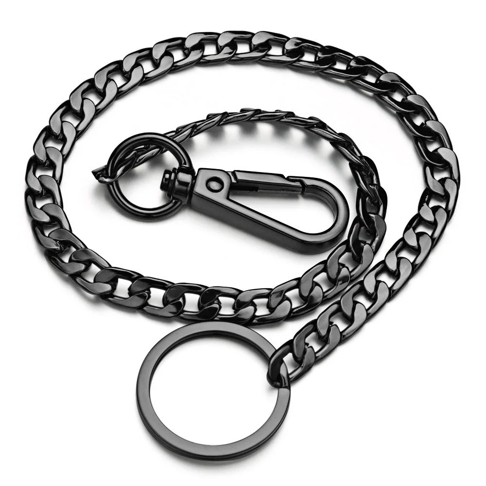 Heavy Duty Punk Wallet Chain 20″ Stainless Steel Jean Key Chain for Men Women