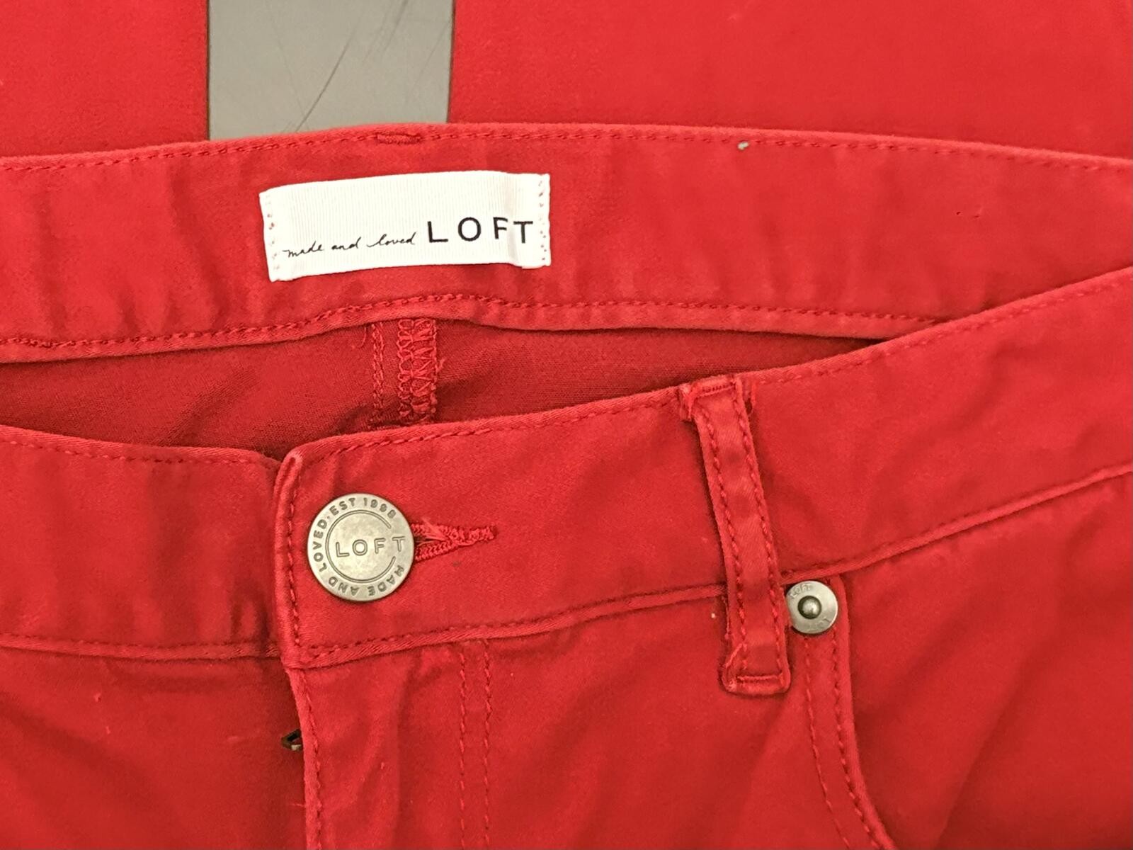 LOFT by Ann Taylor Red Jeans 29/8