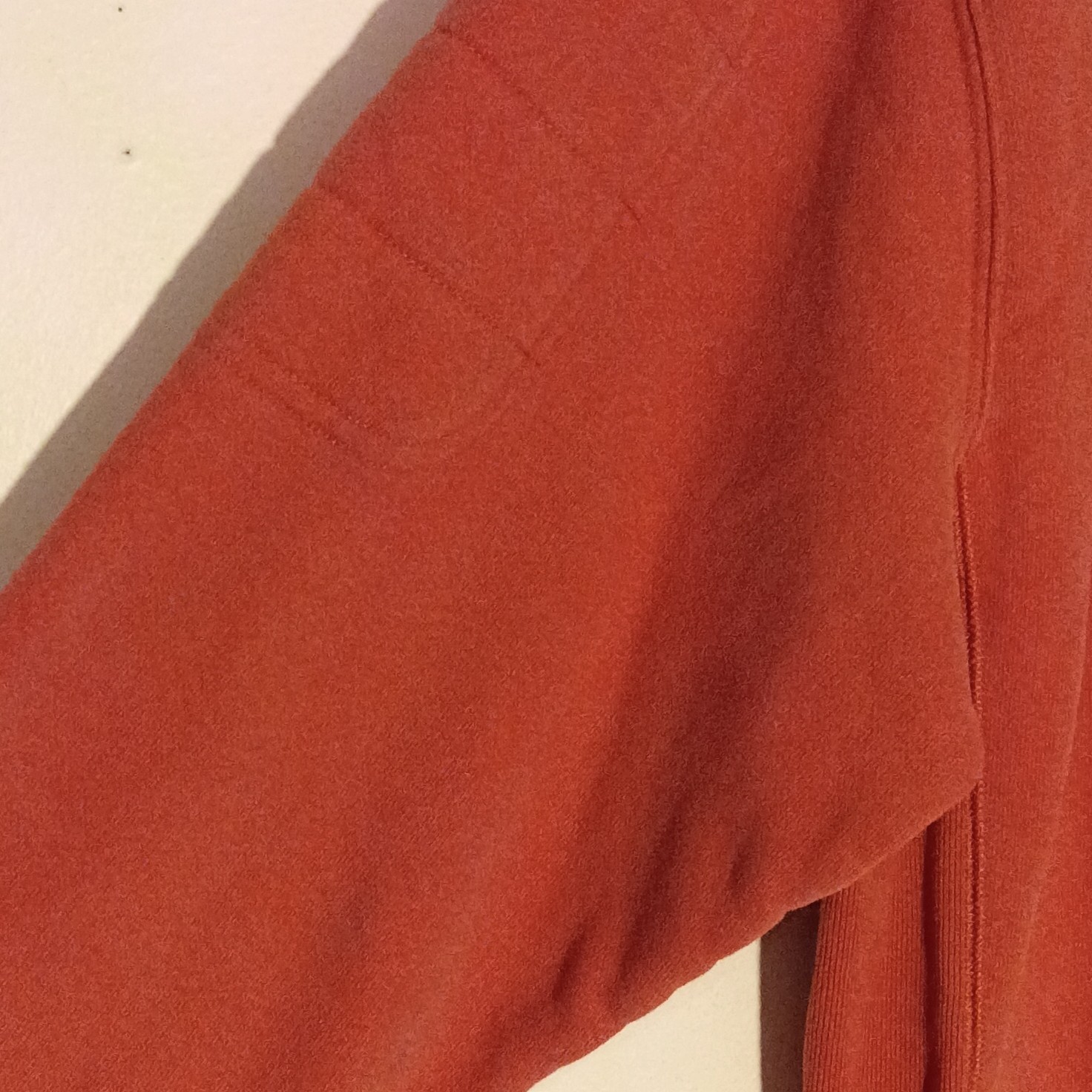 Champion Reverse Weave Sweatshirt Medium Rust Orange Embroidered Logo