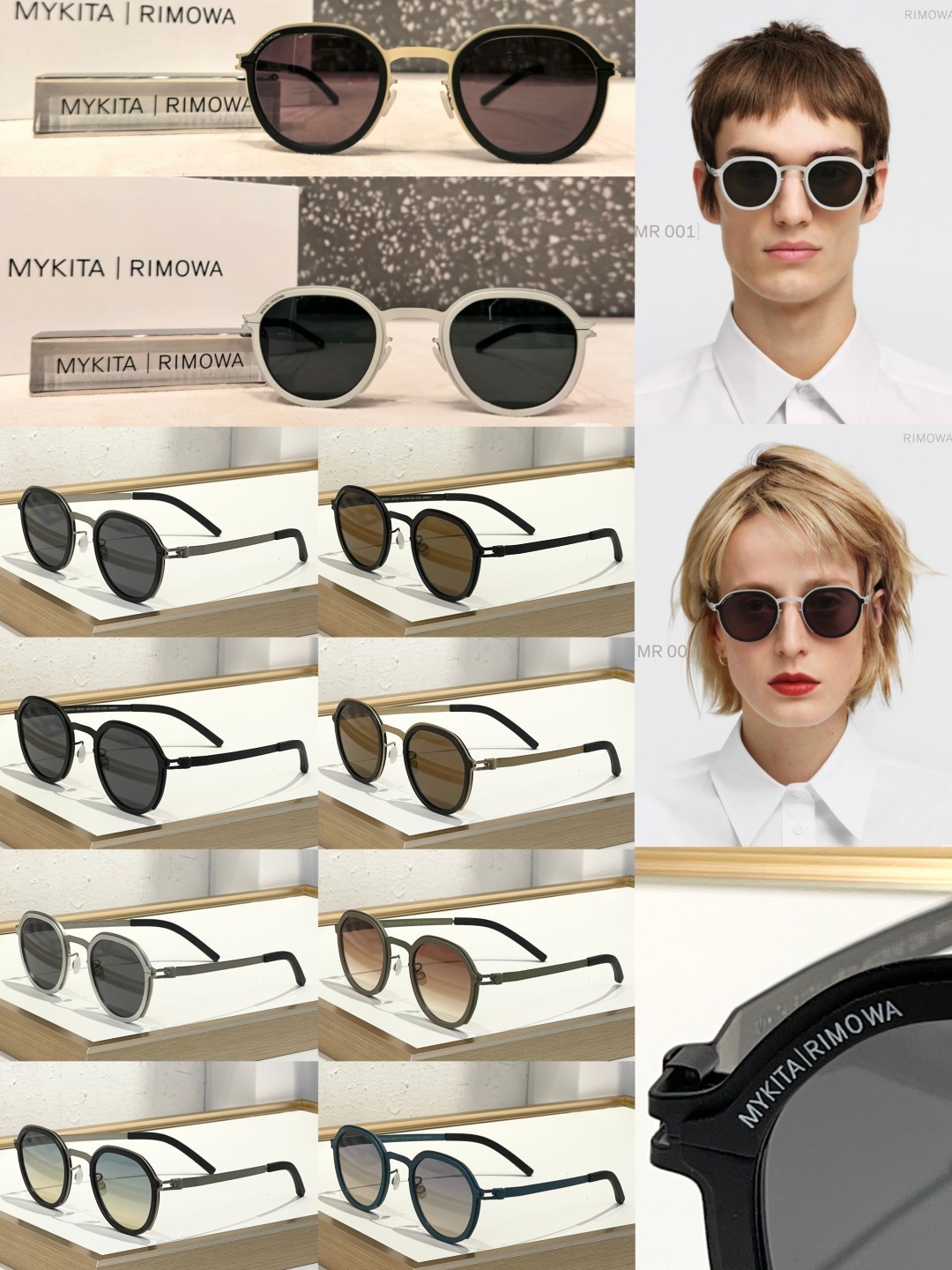 MYKITA×RIMOWA Heritage SUNGLASSES UNISEX MODEL:MR001 SIZE:48口25-140