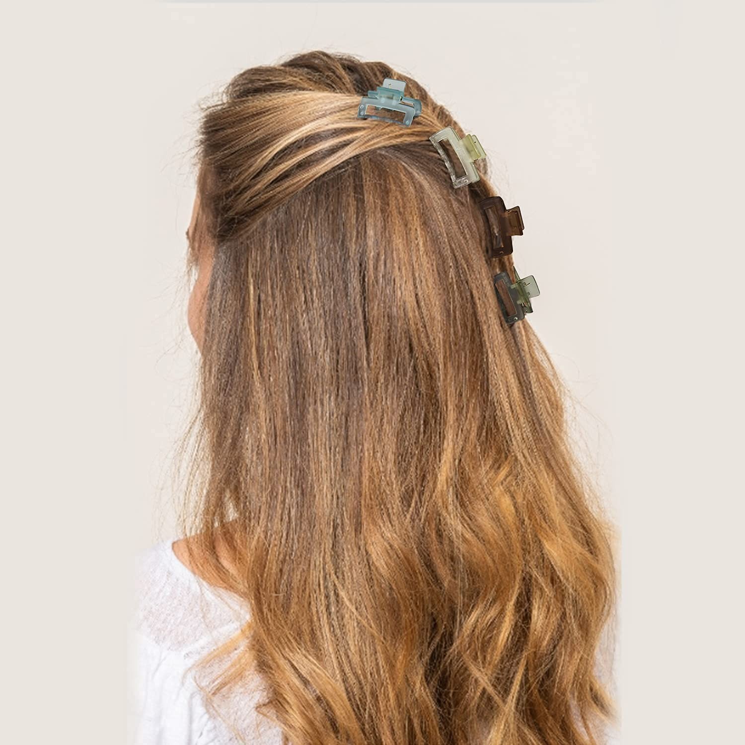 Small Tiny Claw Hair Clips for Women Girls for Thin/Medium Thick Hair, 1.5 Inch