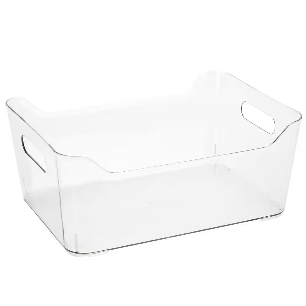 13.7 In. L X 9.76 In. W X 5.71 In. H Large Storage Tote Bin Closet Drawer Organi