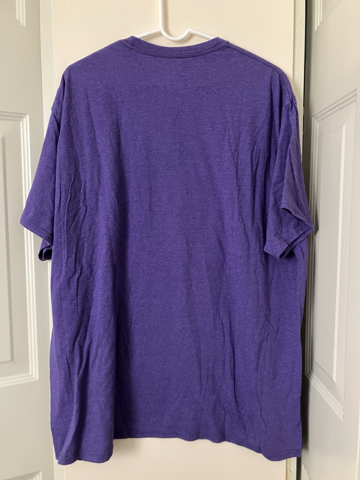 Men’s Hanes 3XL Purple Short-Sleeve Crewneck T-Shirt Xtemp Comfort Blend
