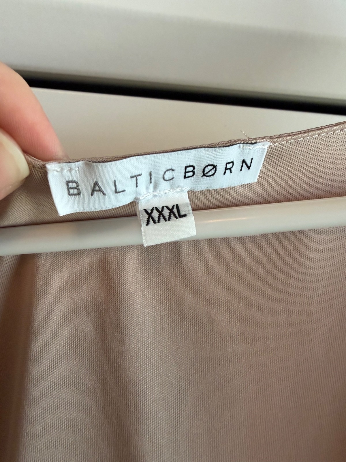 Baltic Born Krystal Satin Wrap Dress – champagne size XXXL