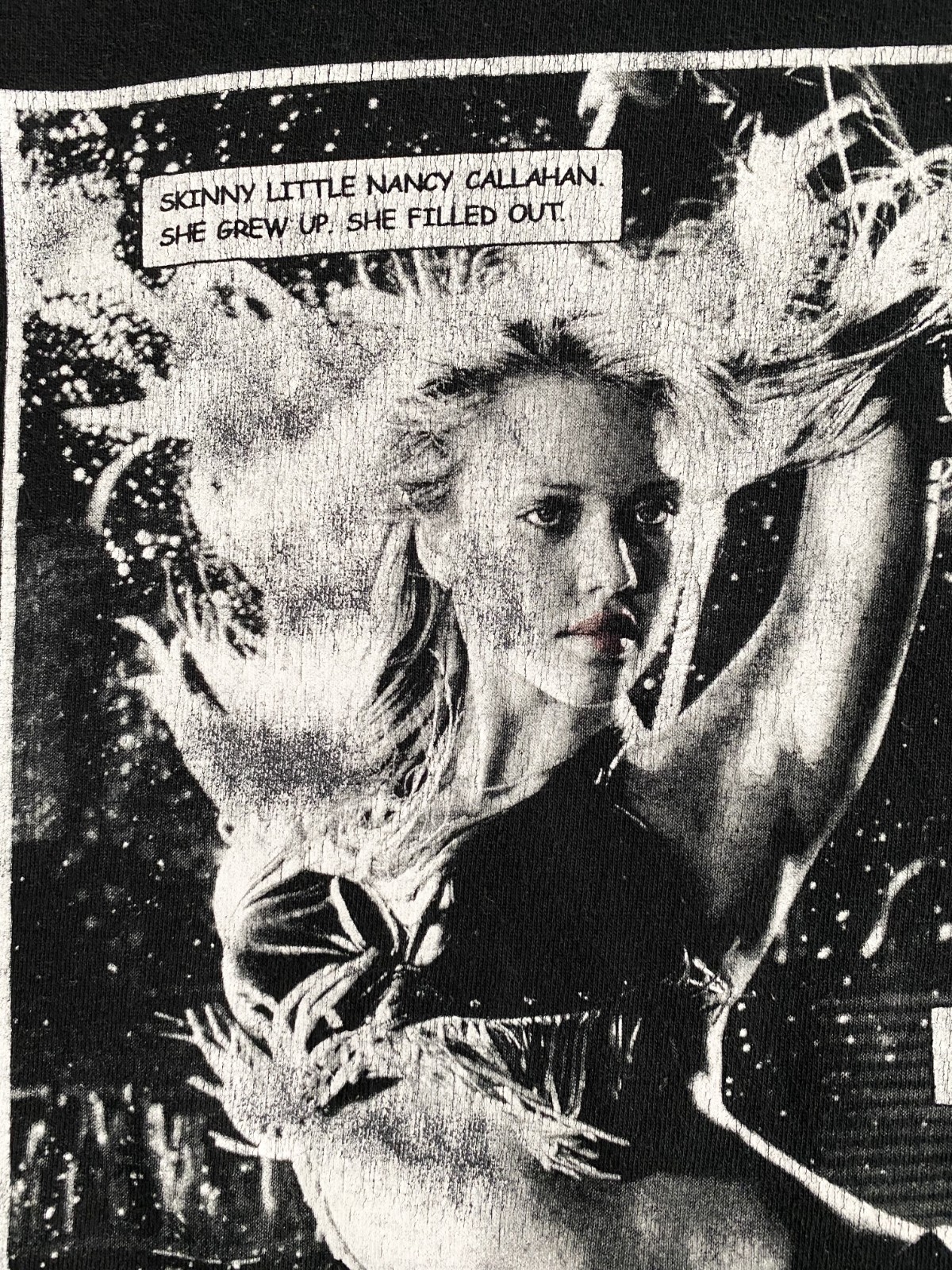 Sin City DC Comic Movie Nancy Callahan Jessica Alba 2006 Vintage Anvil Shirt L