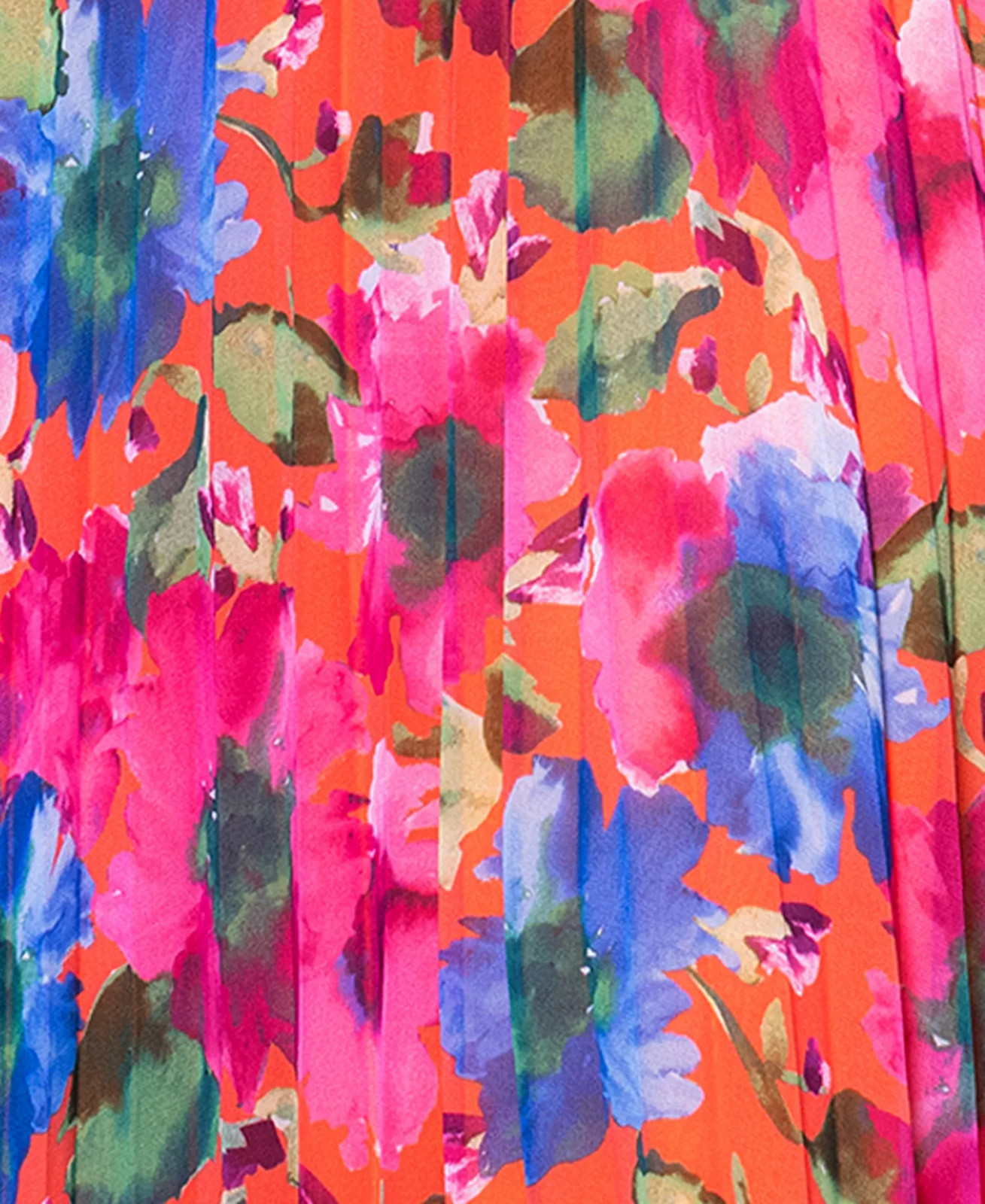 Xscape Chiffon Gown Pleated Halter Blouson Pink Floral Size 12 NWT $179