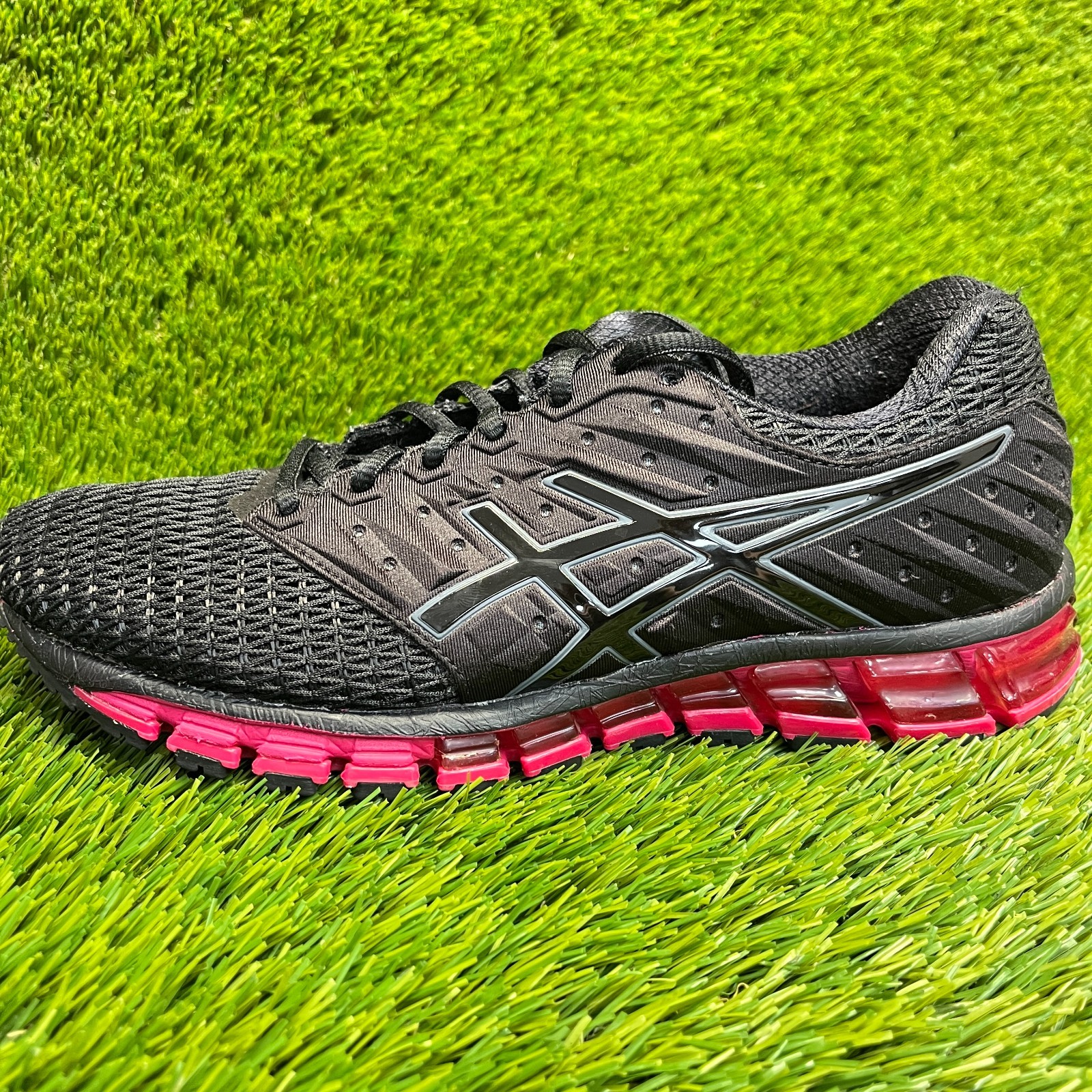 Asics Gel-Quantum 180 2 Womens Size 8.5 Black Athletic Running Shoes Sneakers