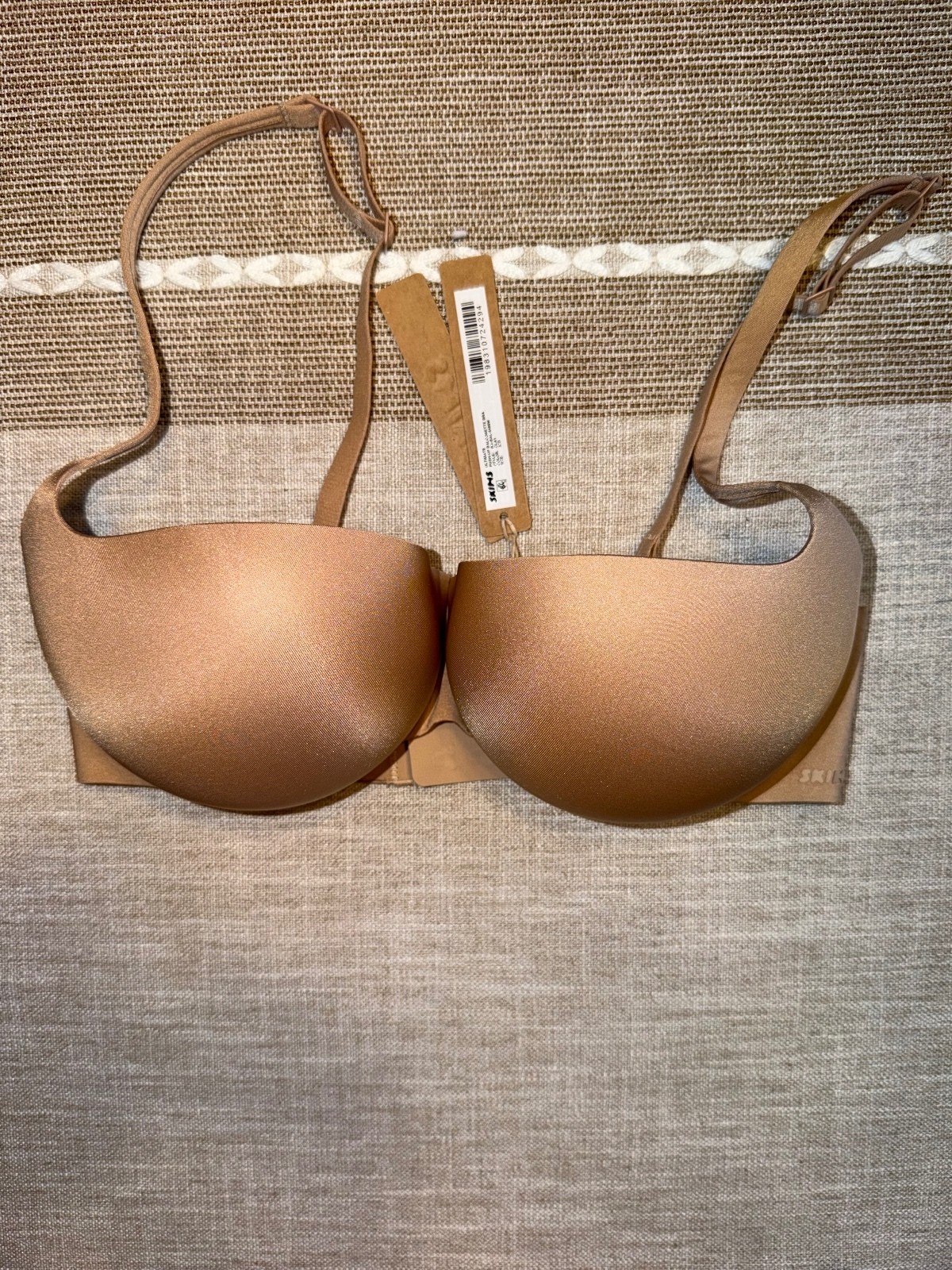 SKIMS Ultimate Push-Up Balconette Bra in Clay, Size 32D