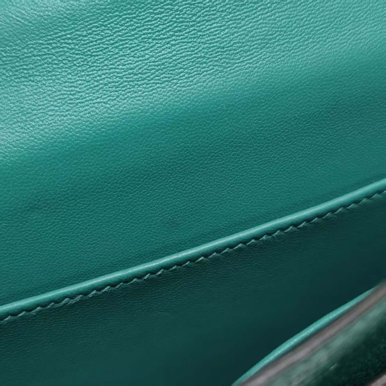 Hermes Verrou Mini 17 Chevre Chamkila Menthe Z6 Green Silver Hardware PHW Auth