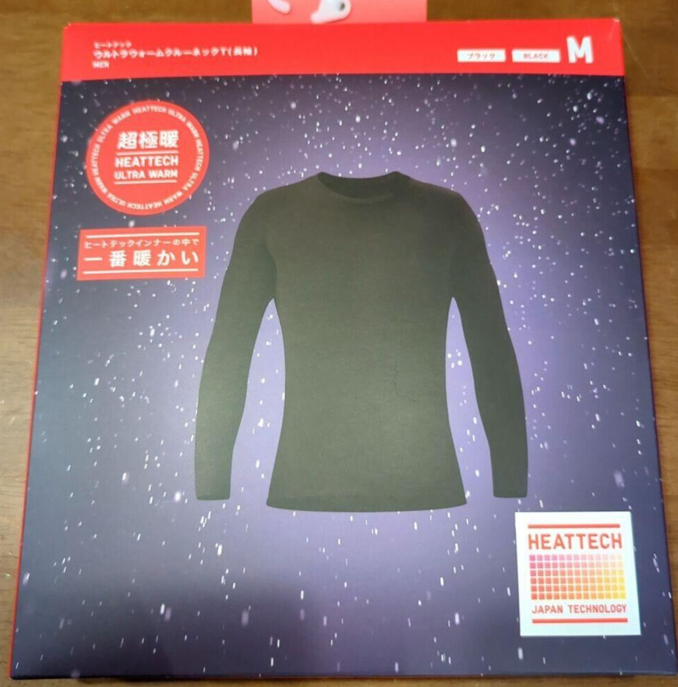 Men HEATTECH T-Shirt Ultra Warm”2.25 times warmer than regular HEATTECH”UNIQLO