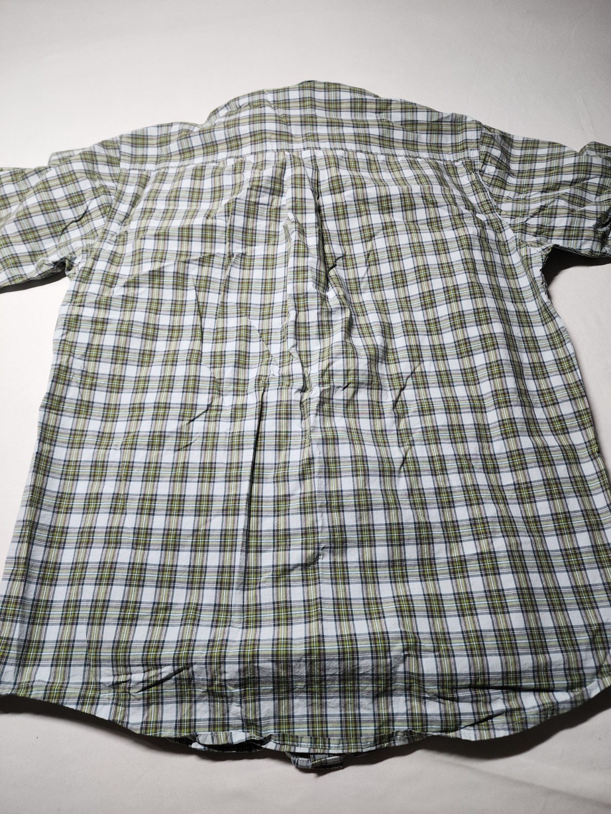 Cinch Men’s Plaid Short Sleeve Button Up Size Small Western Shirt Silver Tag