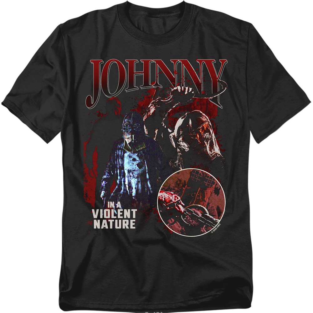 in A Violent Nature Johnny Bootleg Style Unisex Adult T Shirt, Black,S-7XL