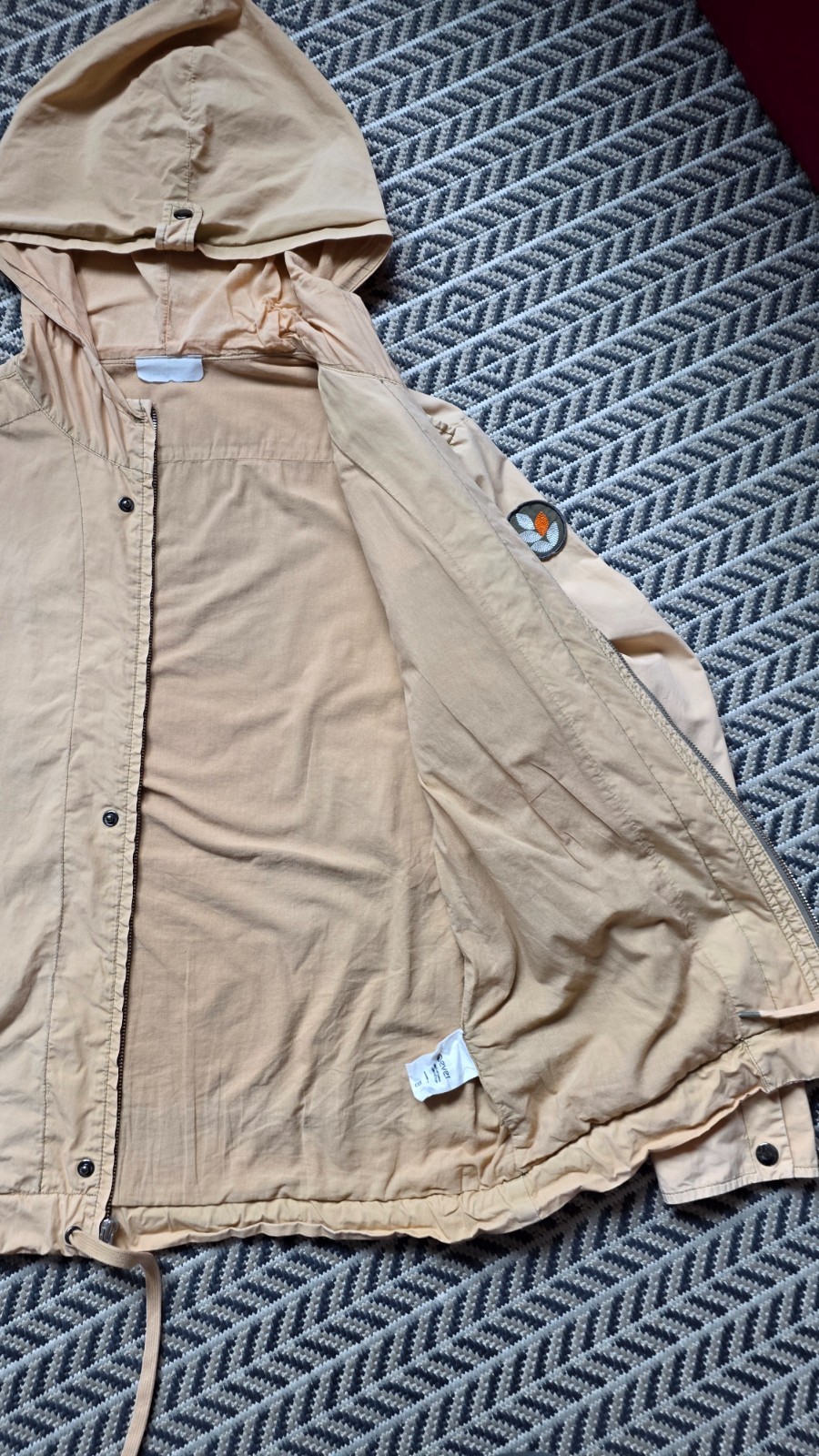 EVER Brand Hooded Cotton Jacket Size S – Rare Model