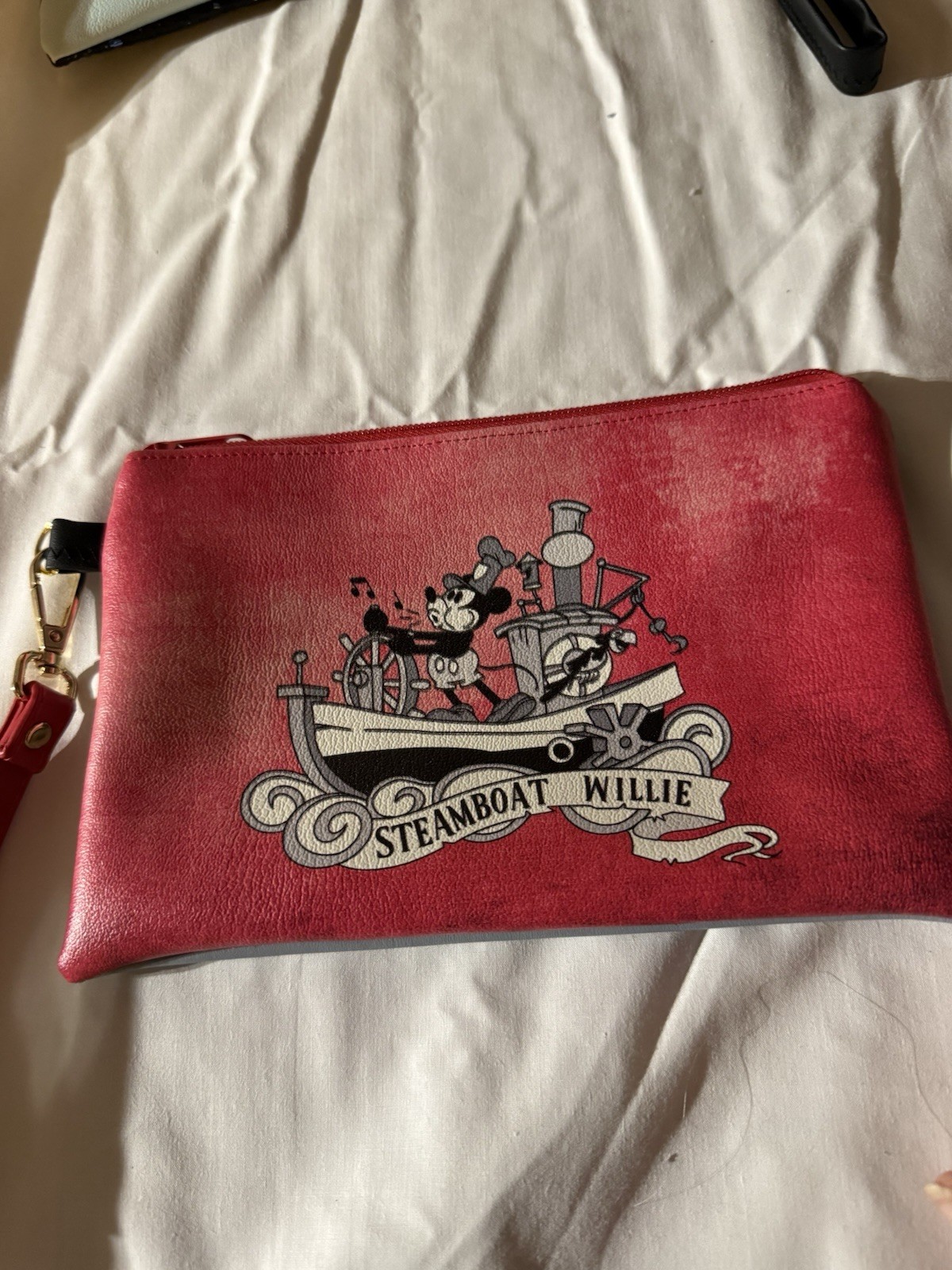 Wristlet Steamboat Willie Wristlet Red vinyl