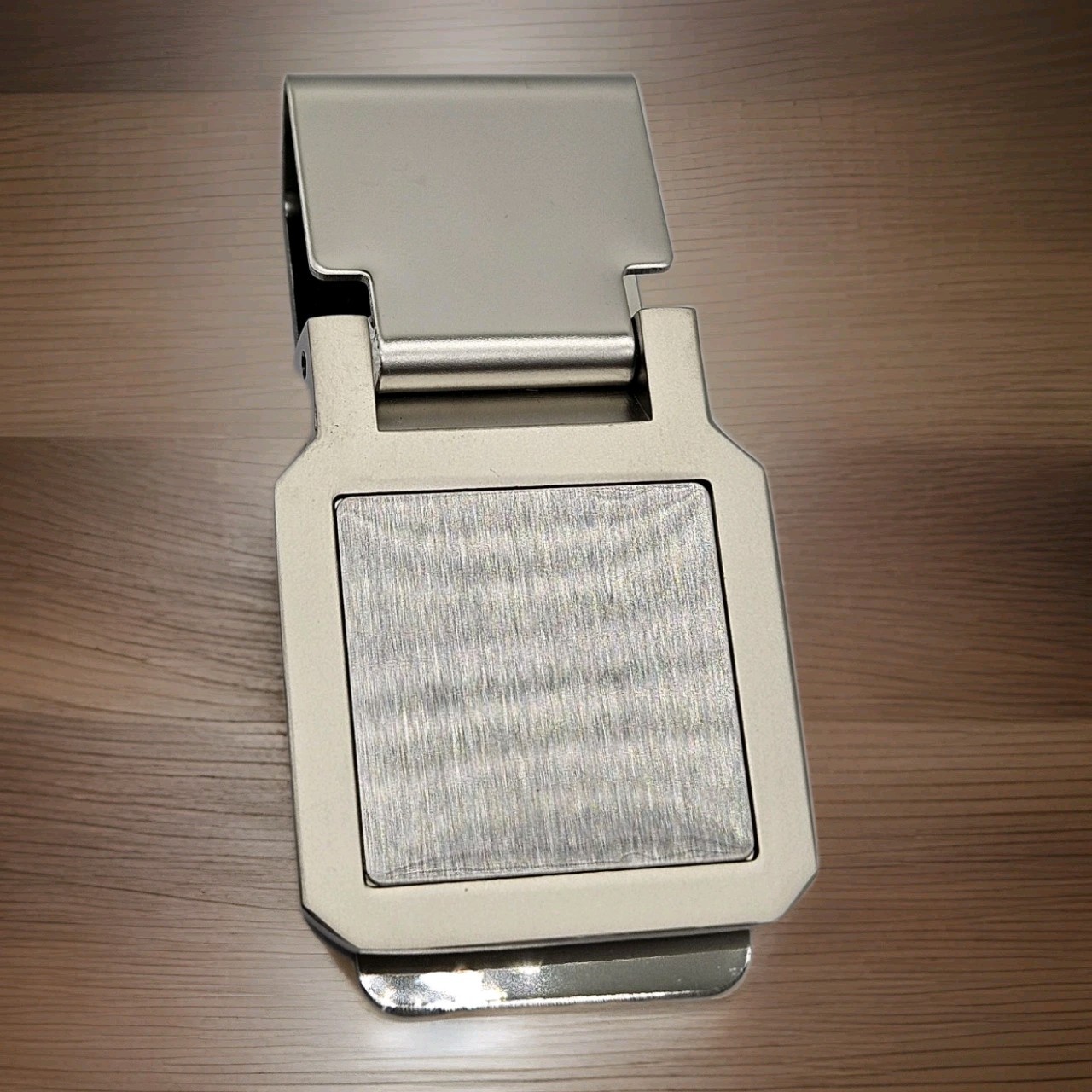 Money Clip Square Stainless Steel Men’s Wallet Card Cash Holder MCQ