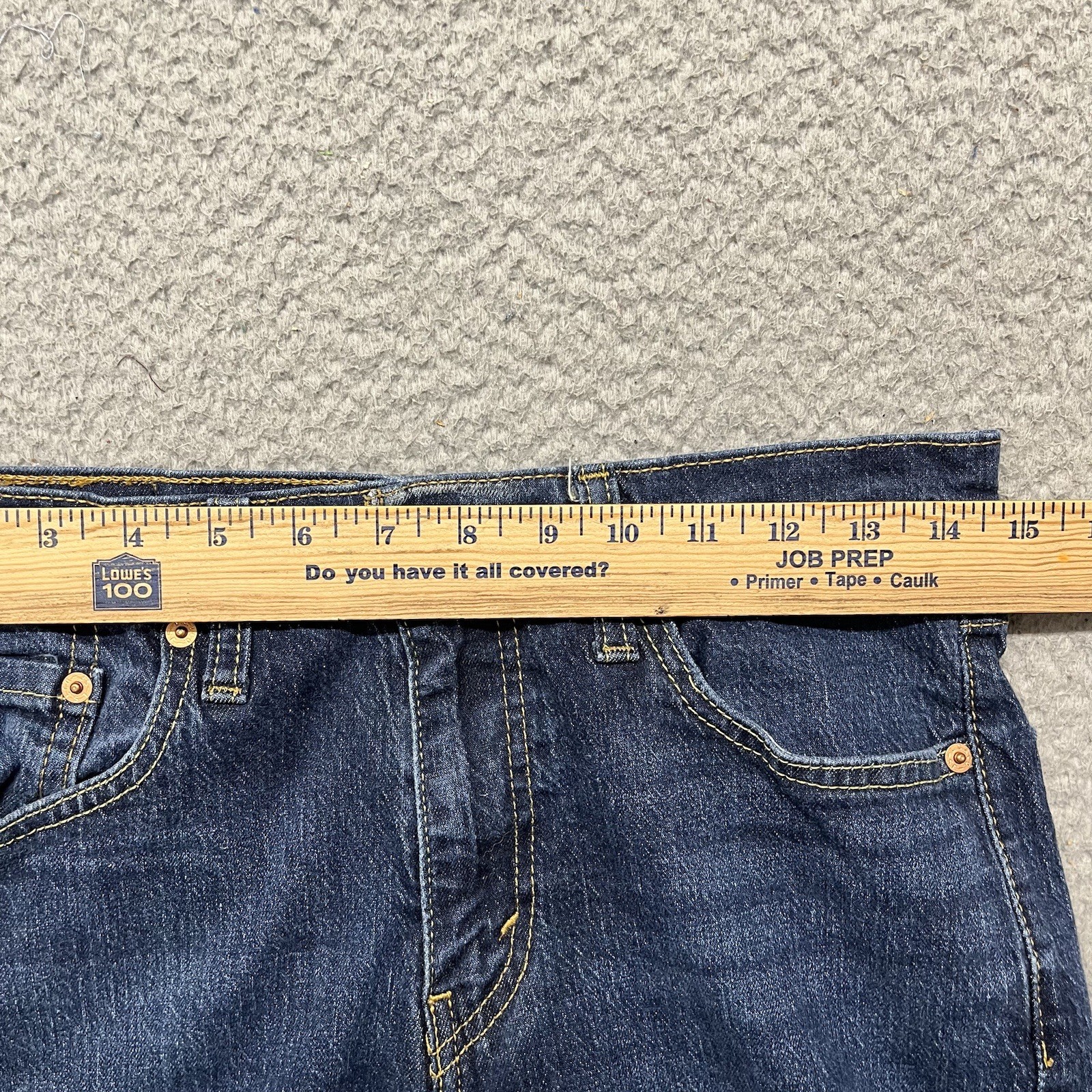 Levis 527 Jeans Mens 30×32(30) Blue Dark Wash Mid Rise Denim Boot Cut Classic