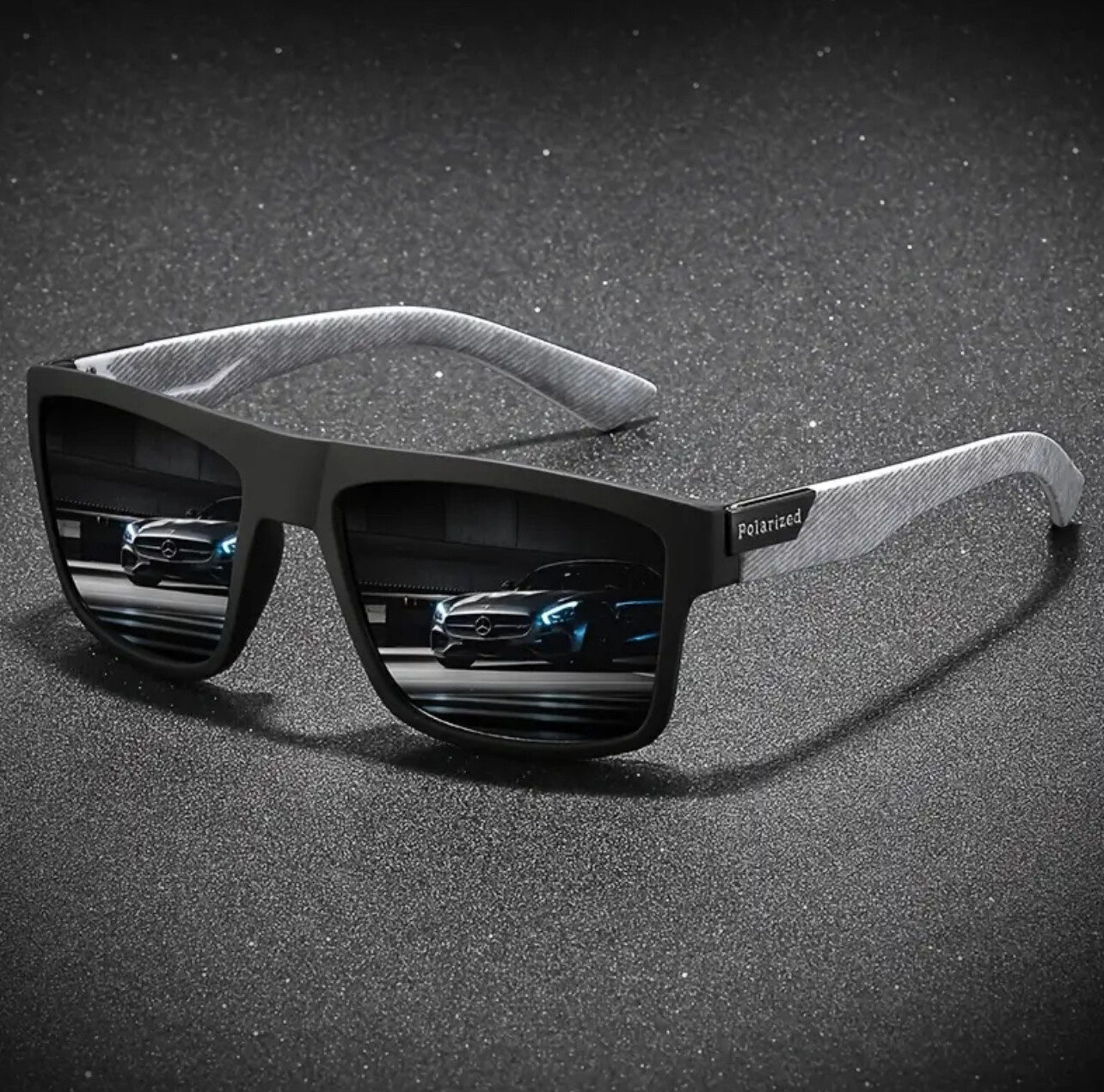 New Polarized Men Anti Glare Fishing Cycling Driving Sport Sunglasses Square