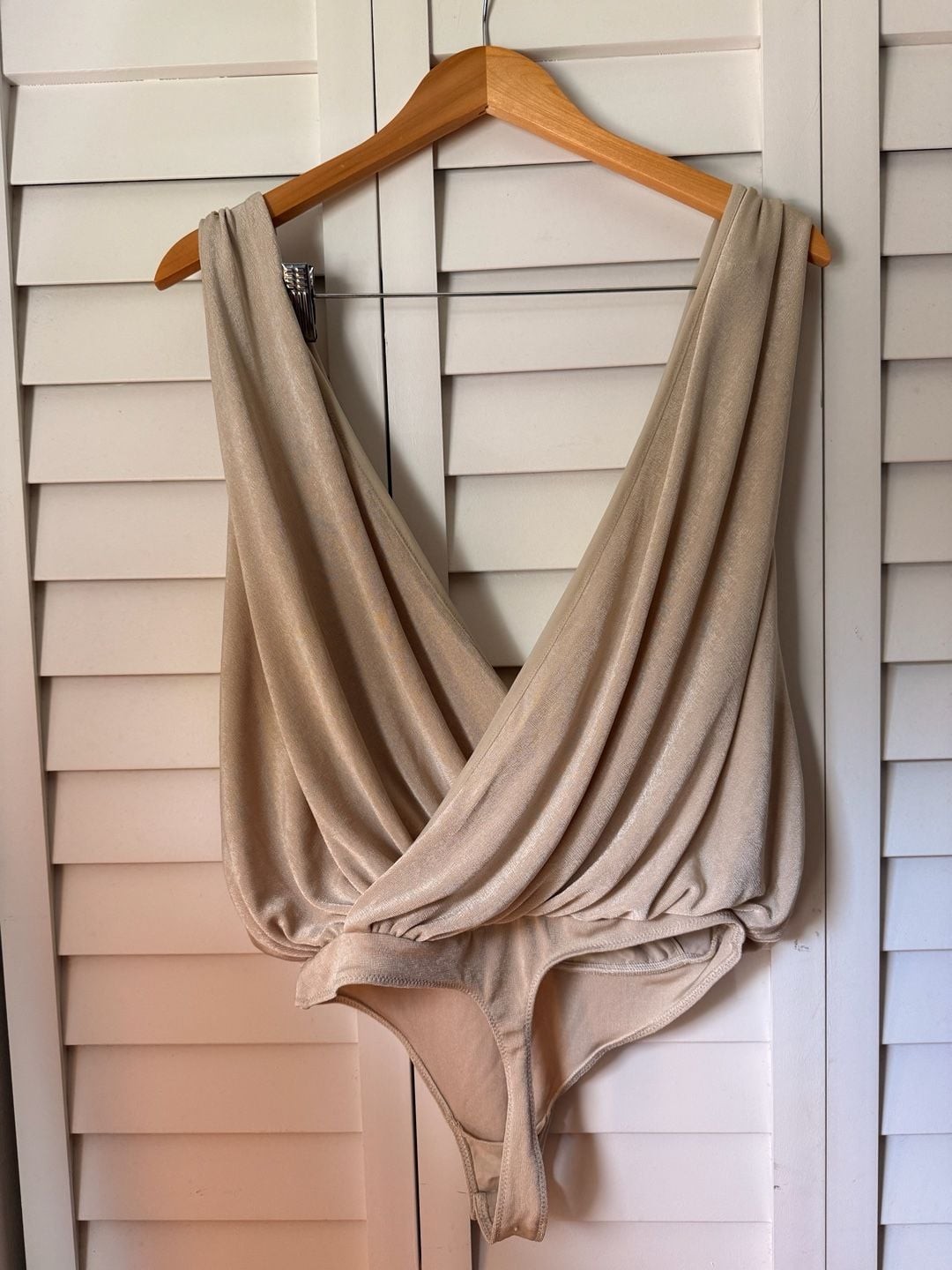 Intimately Free People Shimmer Wrap Bodysuit Size S