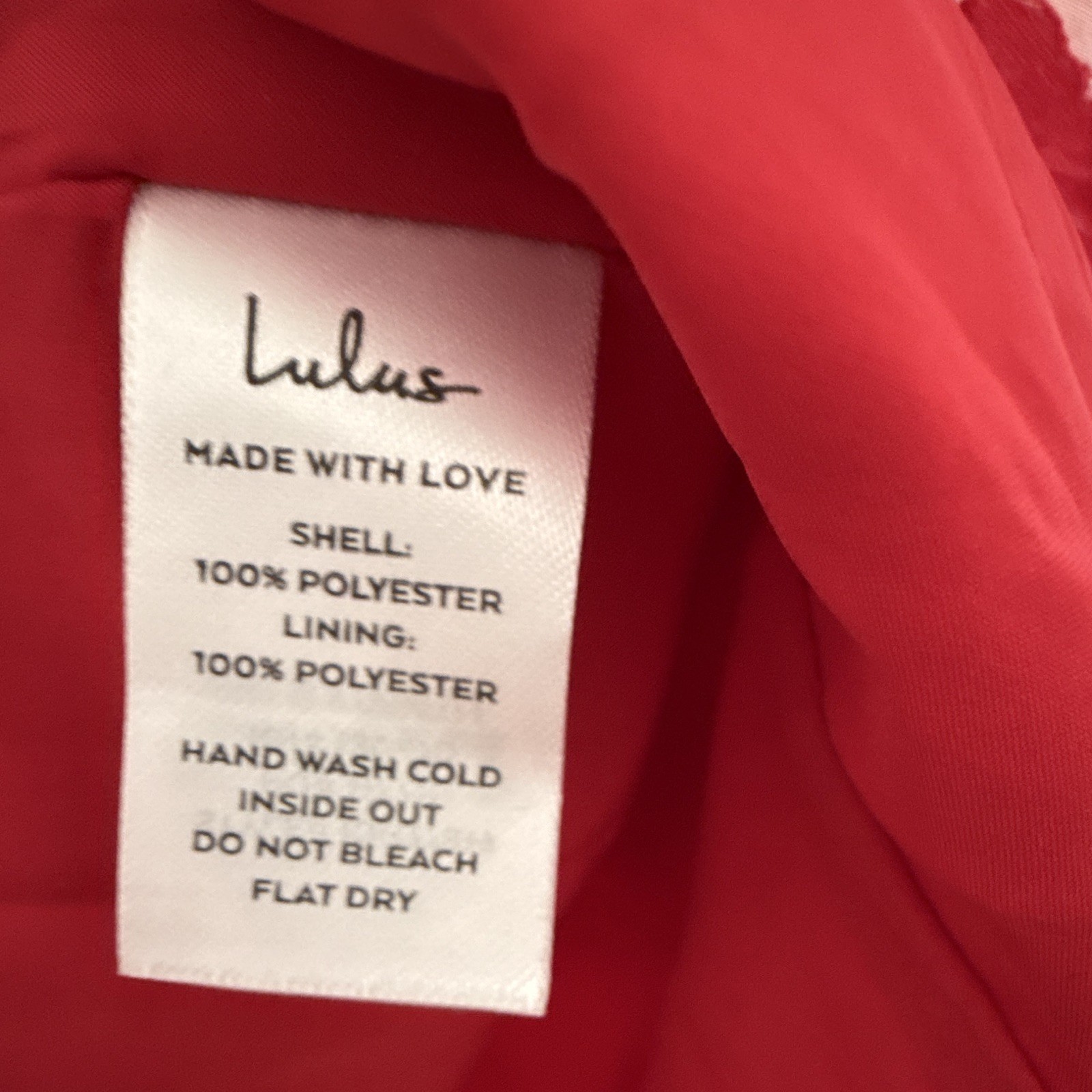 Lulus Red Solid Chiffon Halter Ruffle Sleeveless Lined Mini Dress Zip Size L