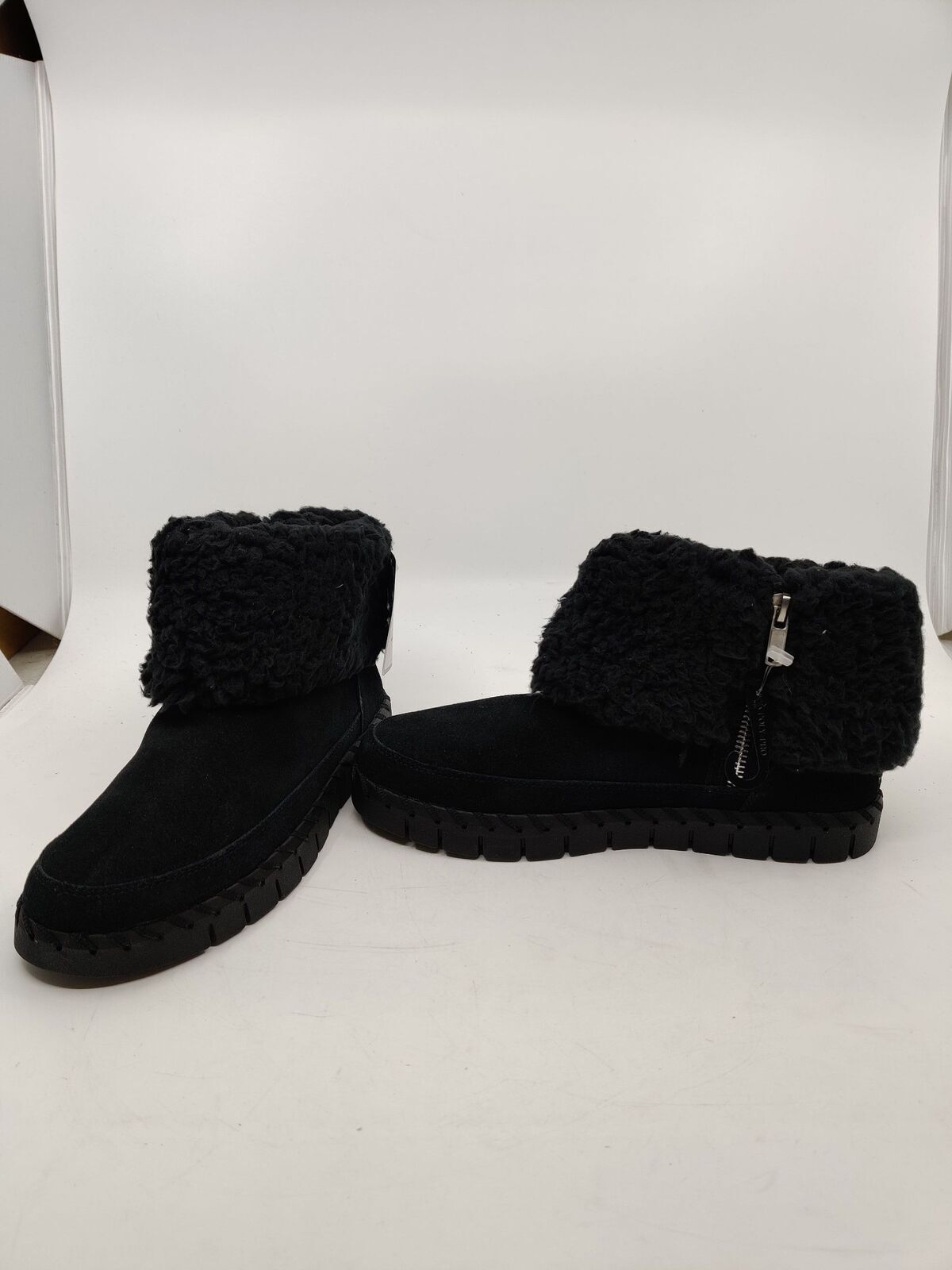 MUK LUKS WOMEN’S FLEXI ZIP UP ANKLE SNOW BOOTS sz 6 BLACK, DARK BROWN, CAMEL,