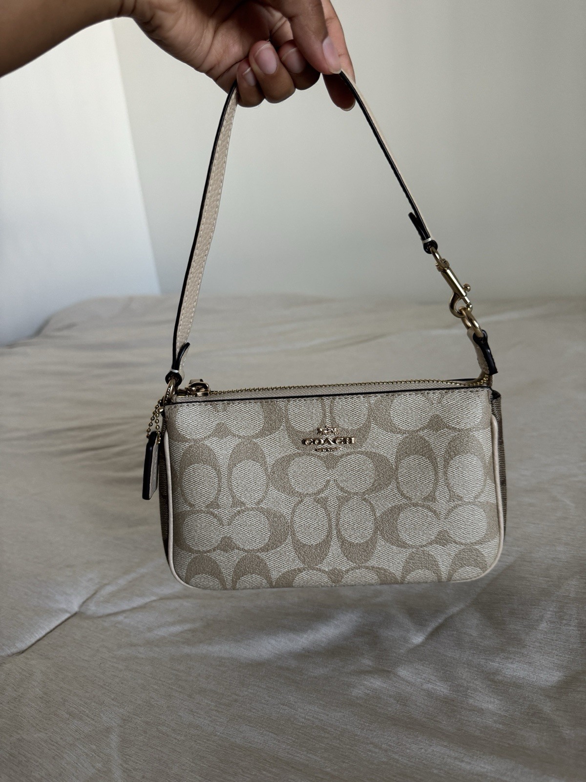 Coach Nolita 19 In Blocked Signature Canvas