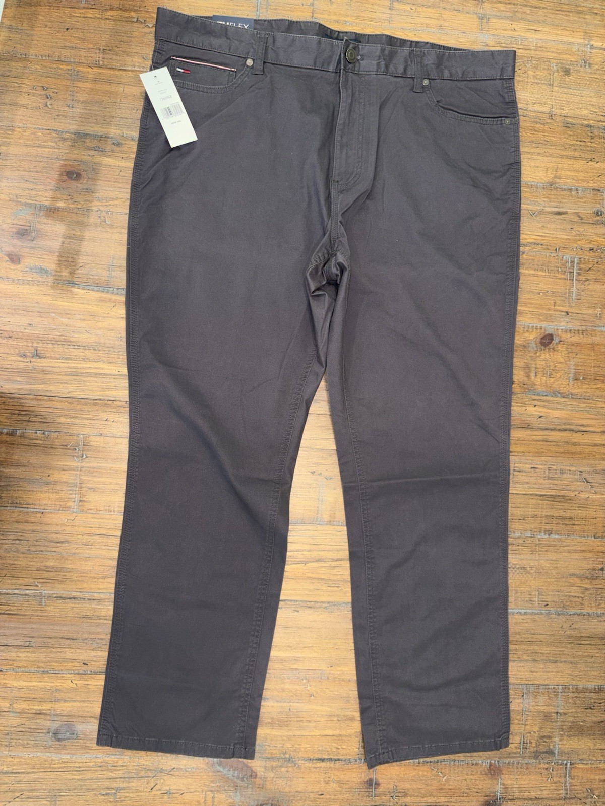 NWT Tommy Hilfiger THFLEX Pants Asphalt Gray Men’s 40×30 78E7891 Chino Pants