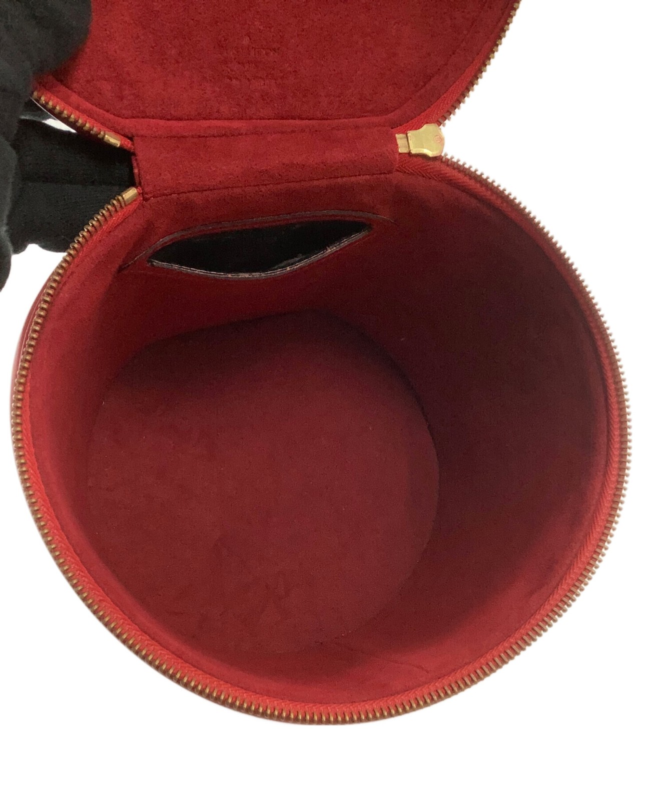 Louis Vuitton Vanity Bag Epi Cannes M48037 Epi Leather Red #TFB5286