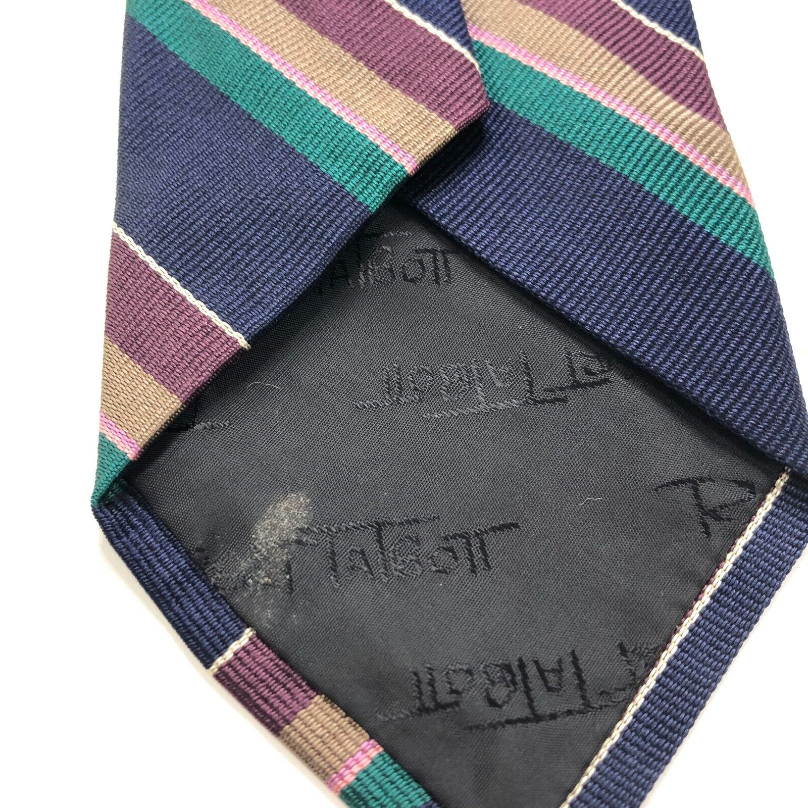 Robert Talbott Best of Class 100% Silk Neck Tie Men’s Striped 3″ / 56 In
