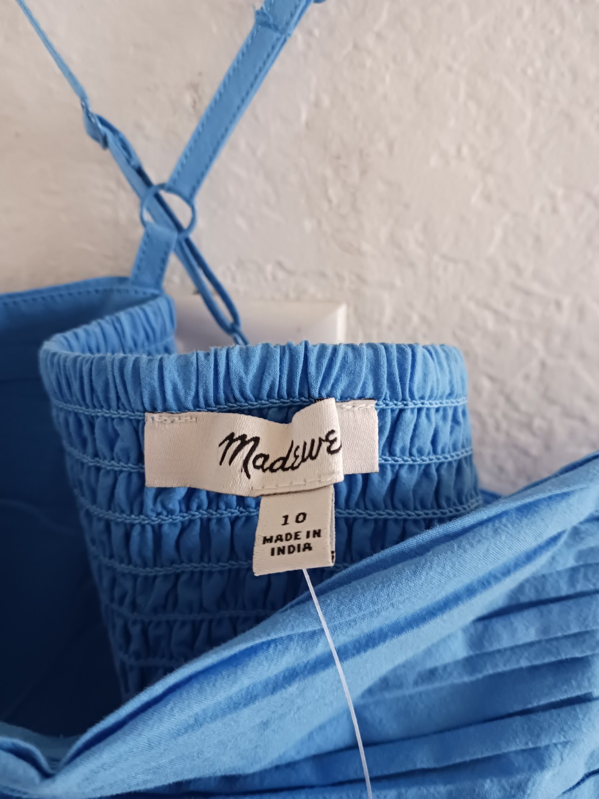 Madewell Crop Poplin Tube Top Size 10